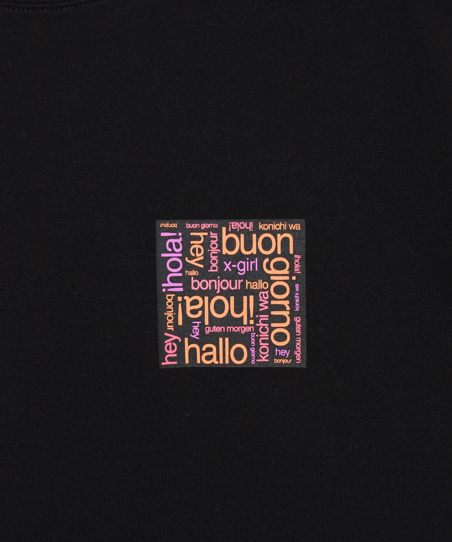 BONJOUR LOGO S/S BIG TEE DRESS