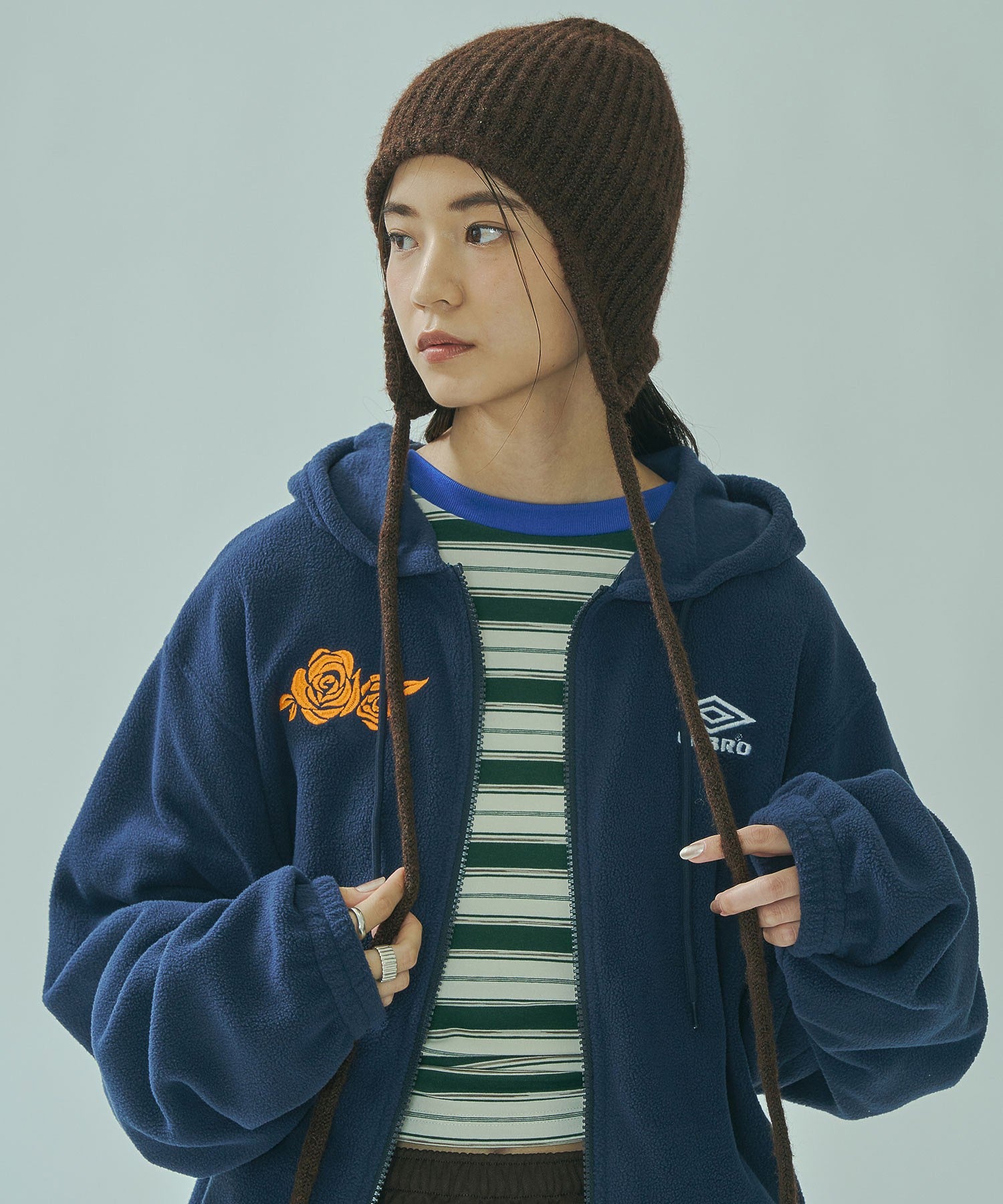 UMBRO × ROSE BUD/KNIT CAP