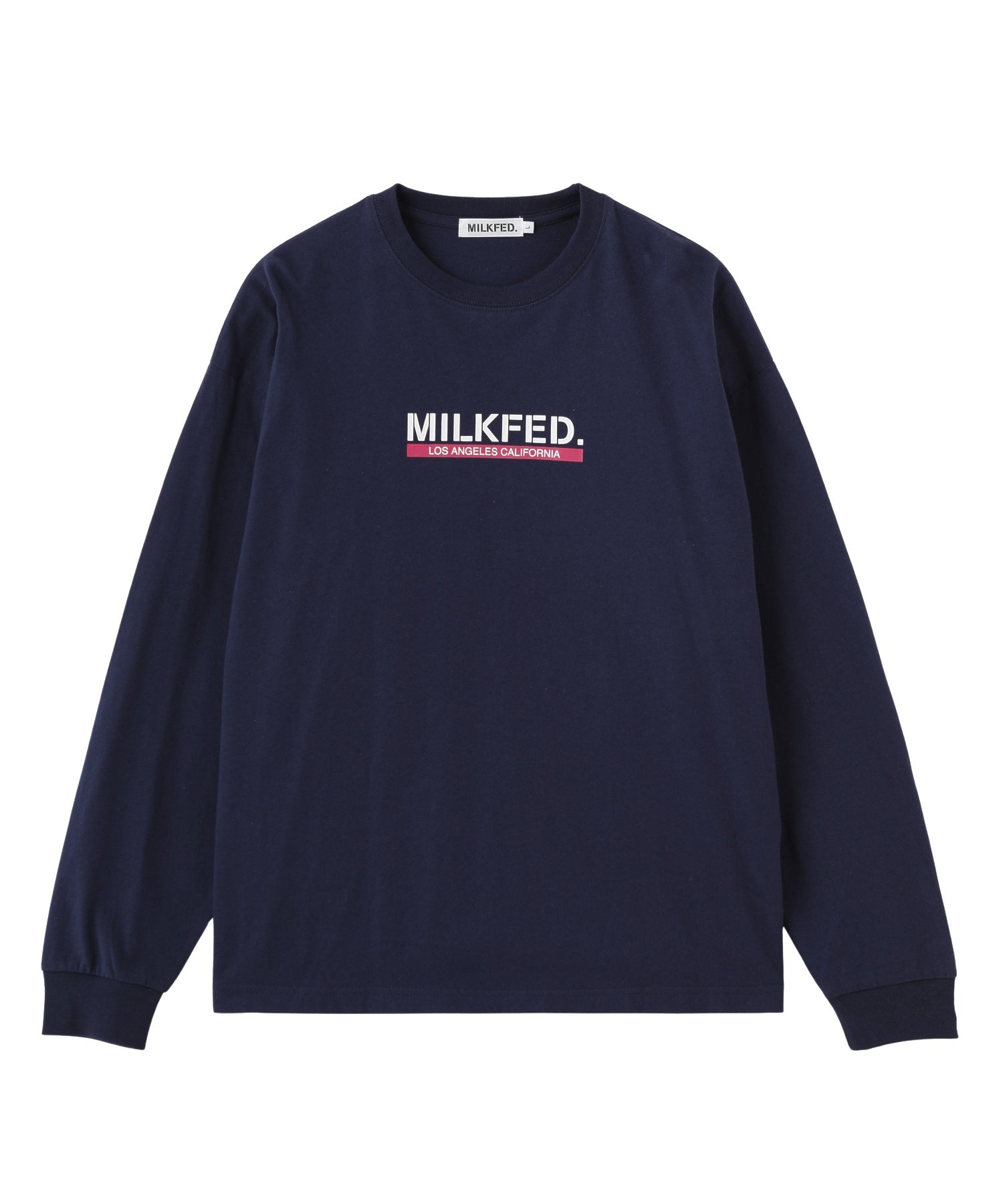 STENCIL CENTER LINE LOGO WIDE L/S TEE