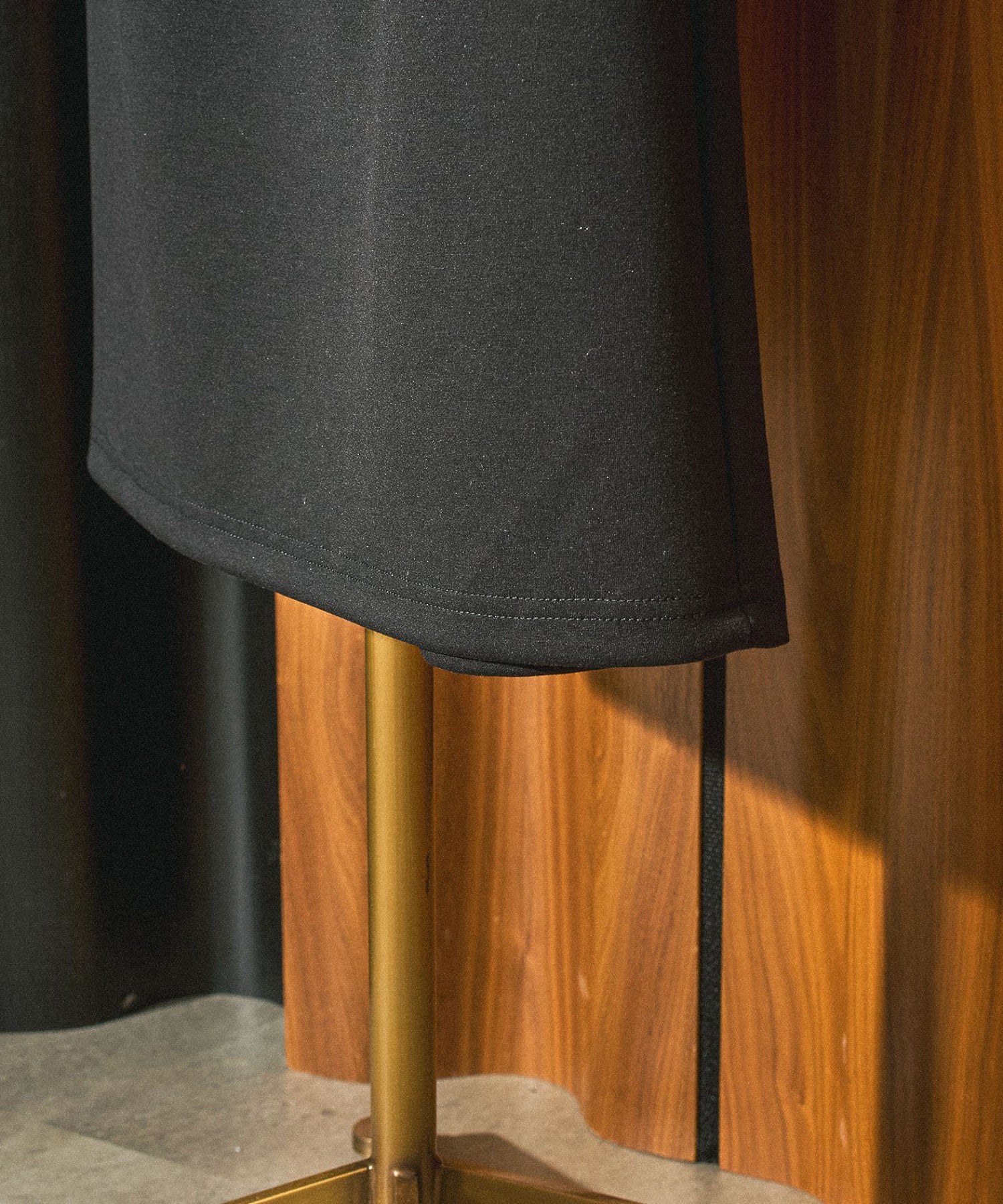 MIXED FABRIC TOP AND SKIRT SET