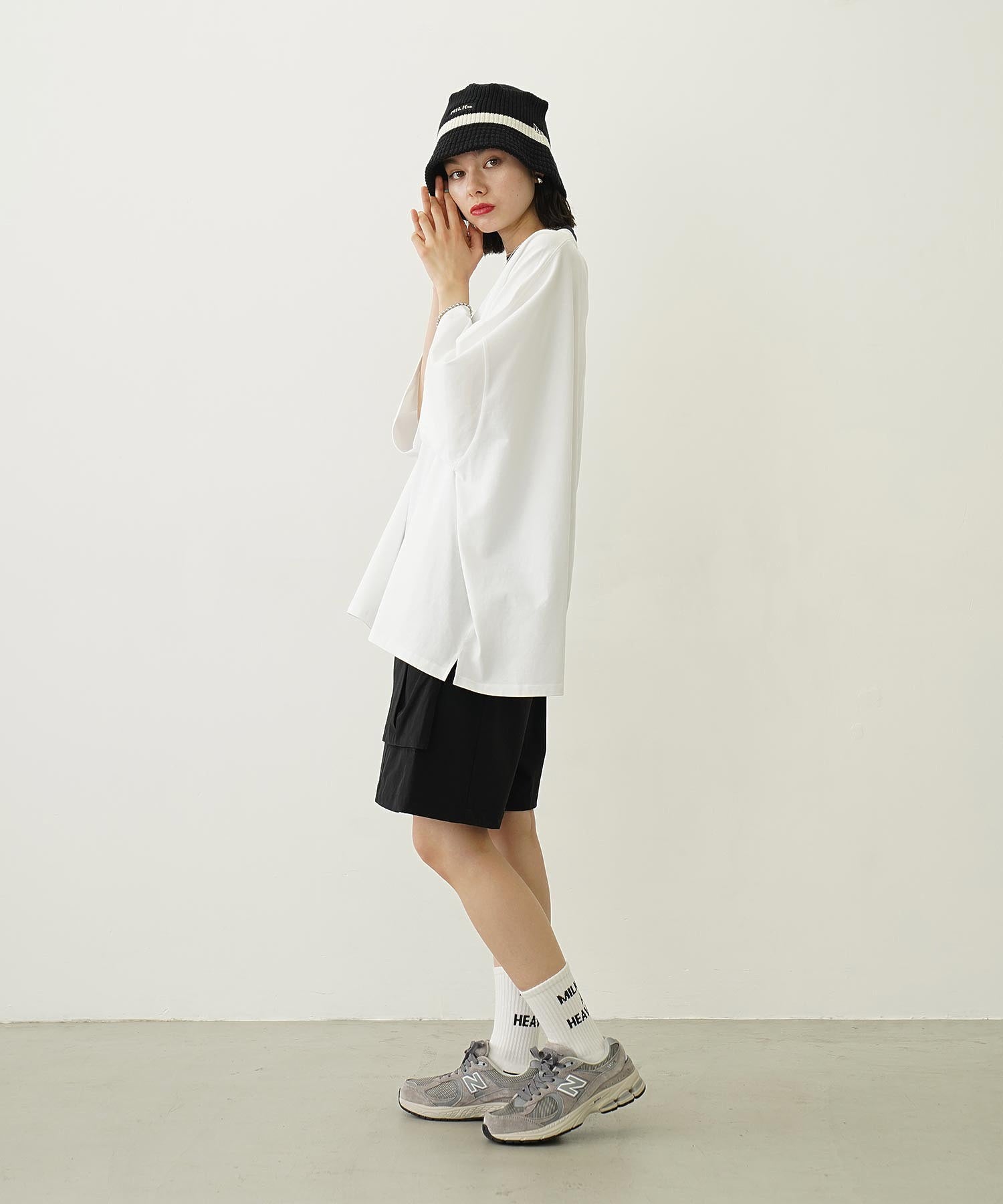 CUT OUT LOGO BIG S/S TOP