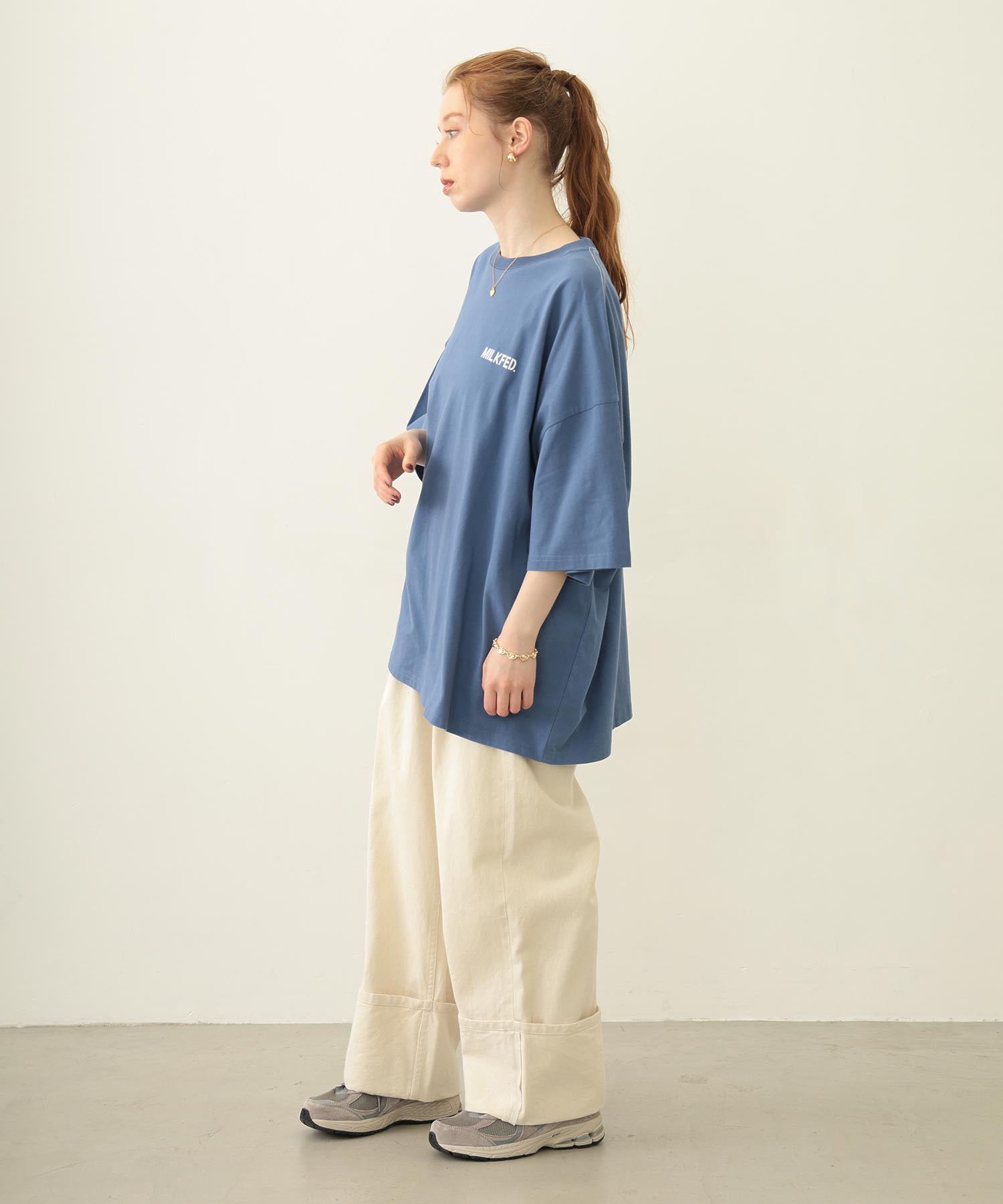 MILKFED. AT HEAVEN27 SUPER BIG S/S TOP