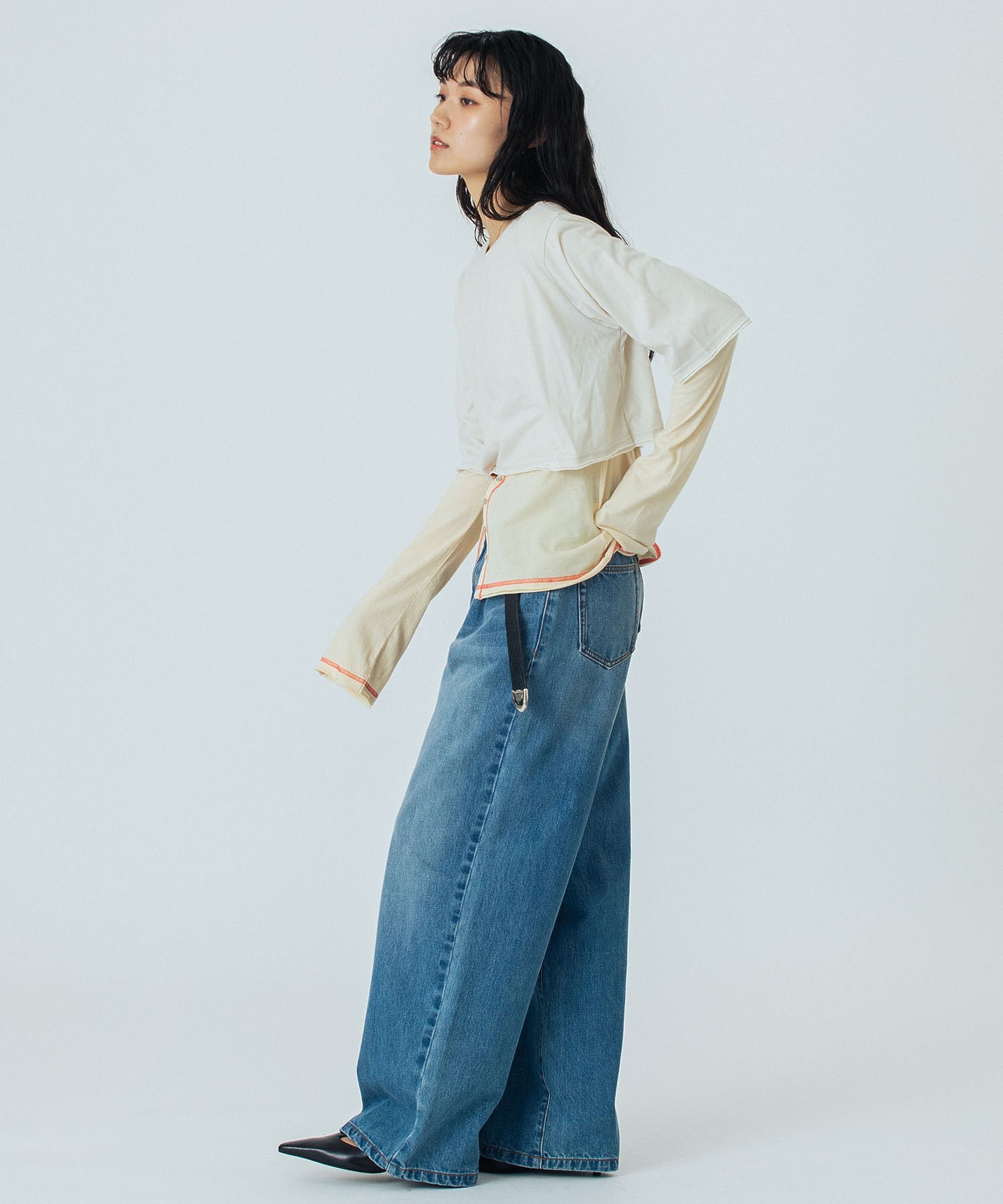 model:167cm 着用サイズ:M