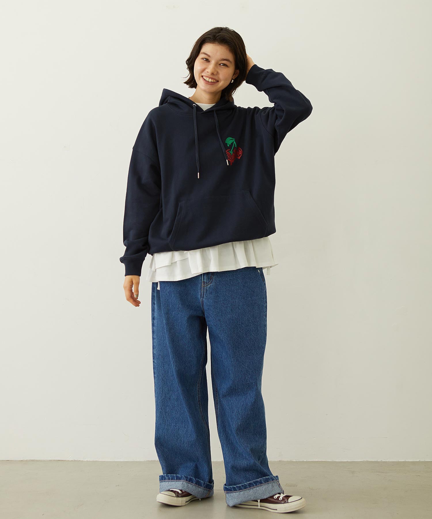 BOYFRIEND LOOSE DENIM PANTS