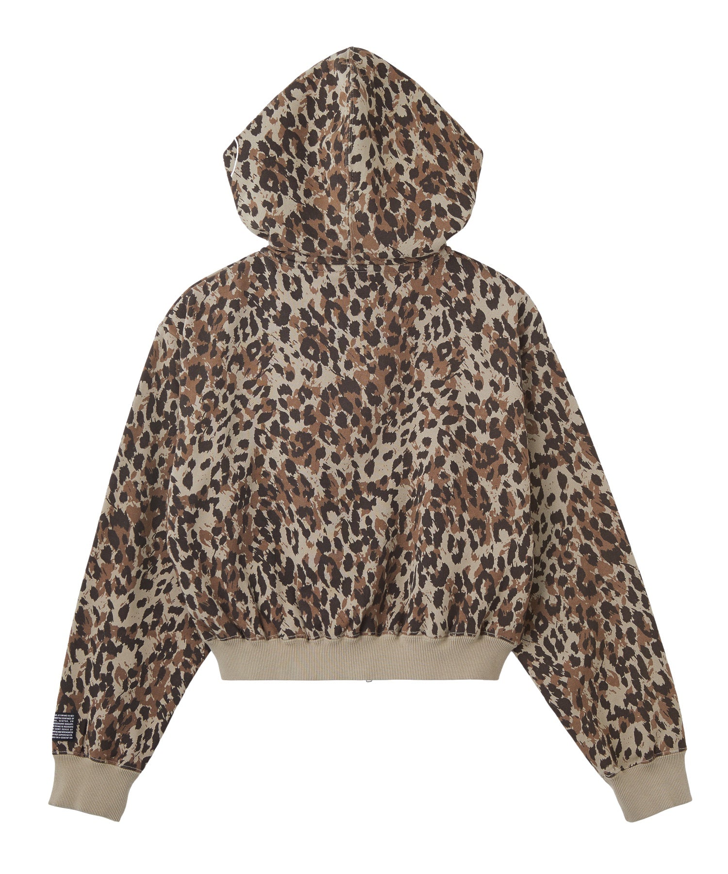 ALL OVER PRINT COMPACT ZIP UP SWEAT HOODIE
