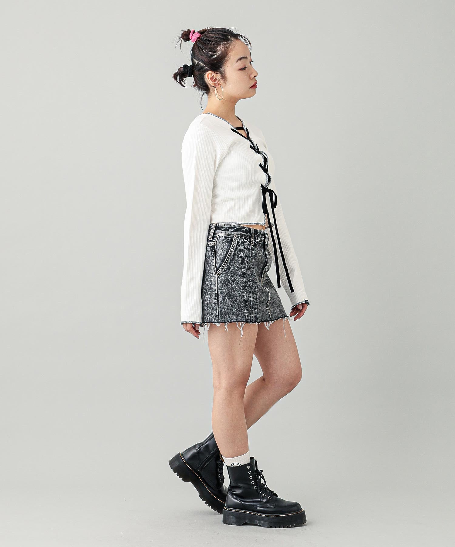 2WAY LACE UP TOP