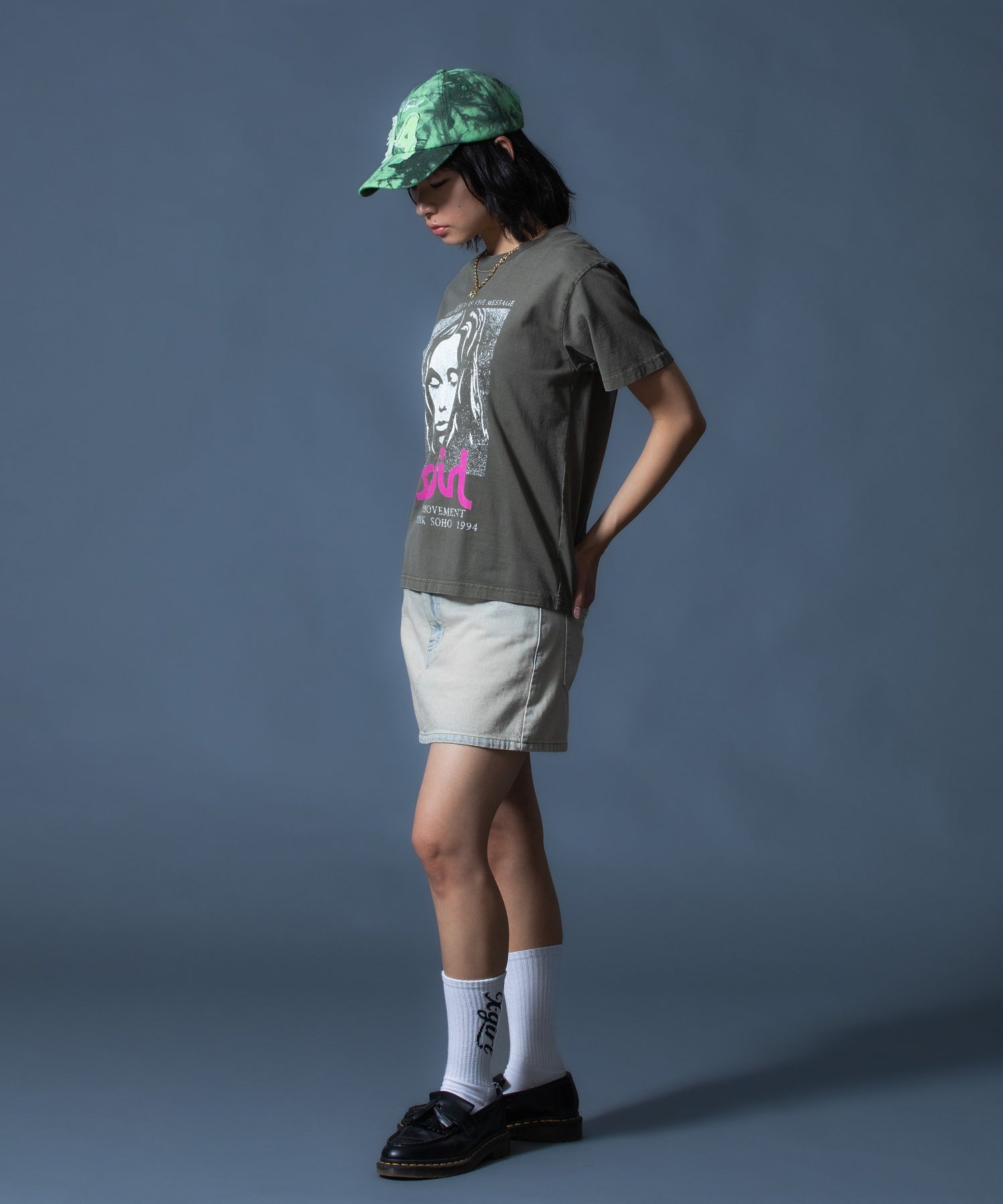 FADED NUMBER LOGO 6PANEL CAP