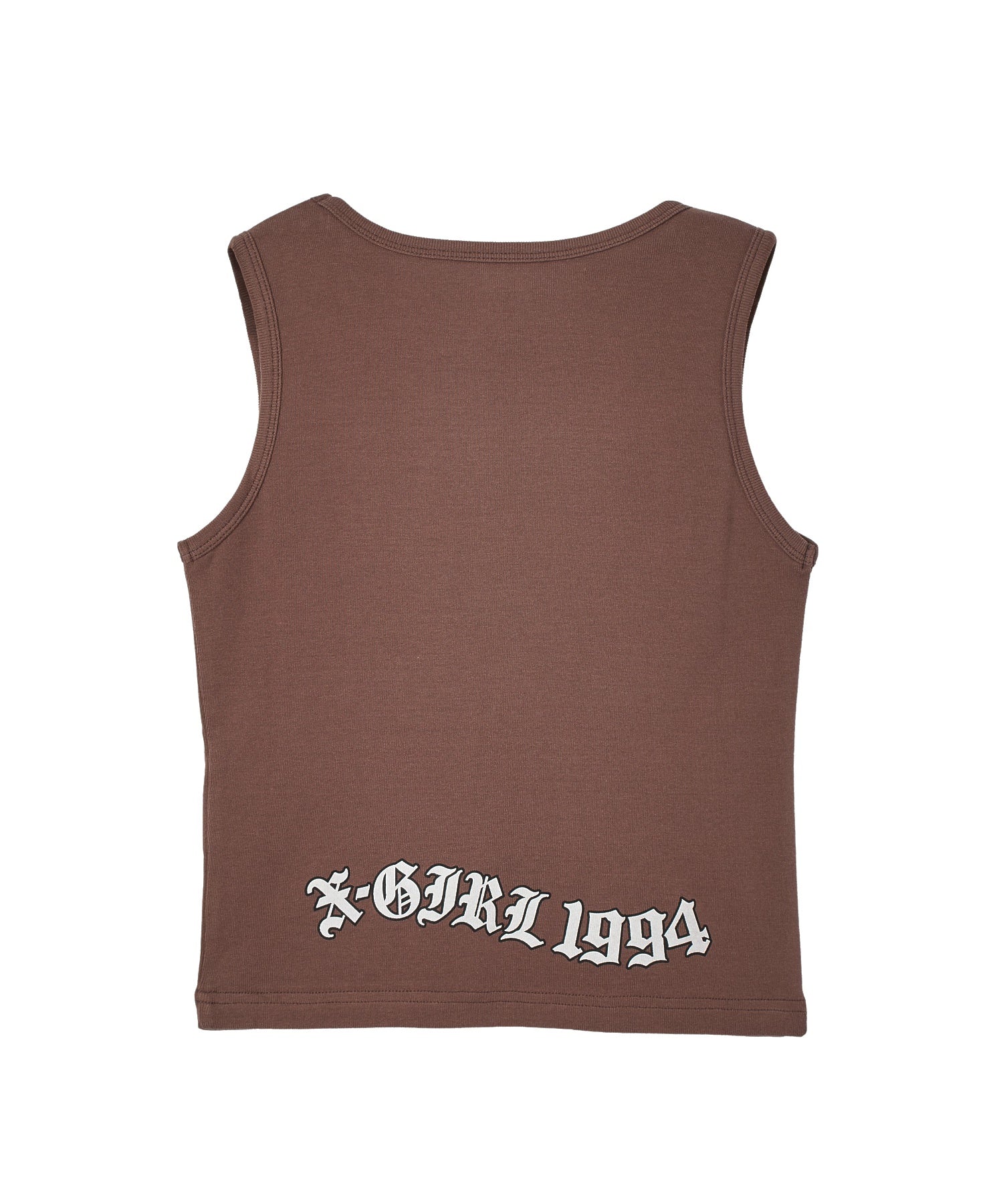 METAL NAME LOGO TANK TOP