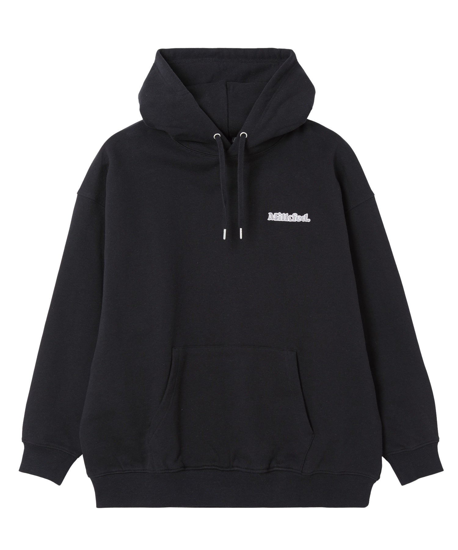 RIBBON EMBROIDERY SWEAT HOODIE