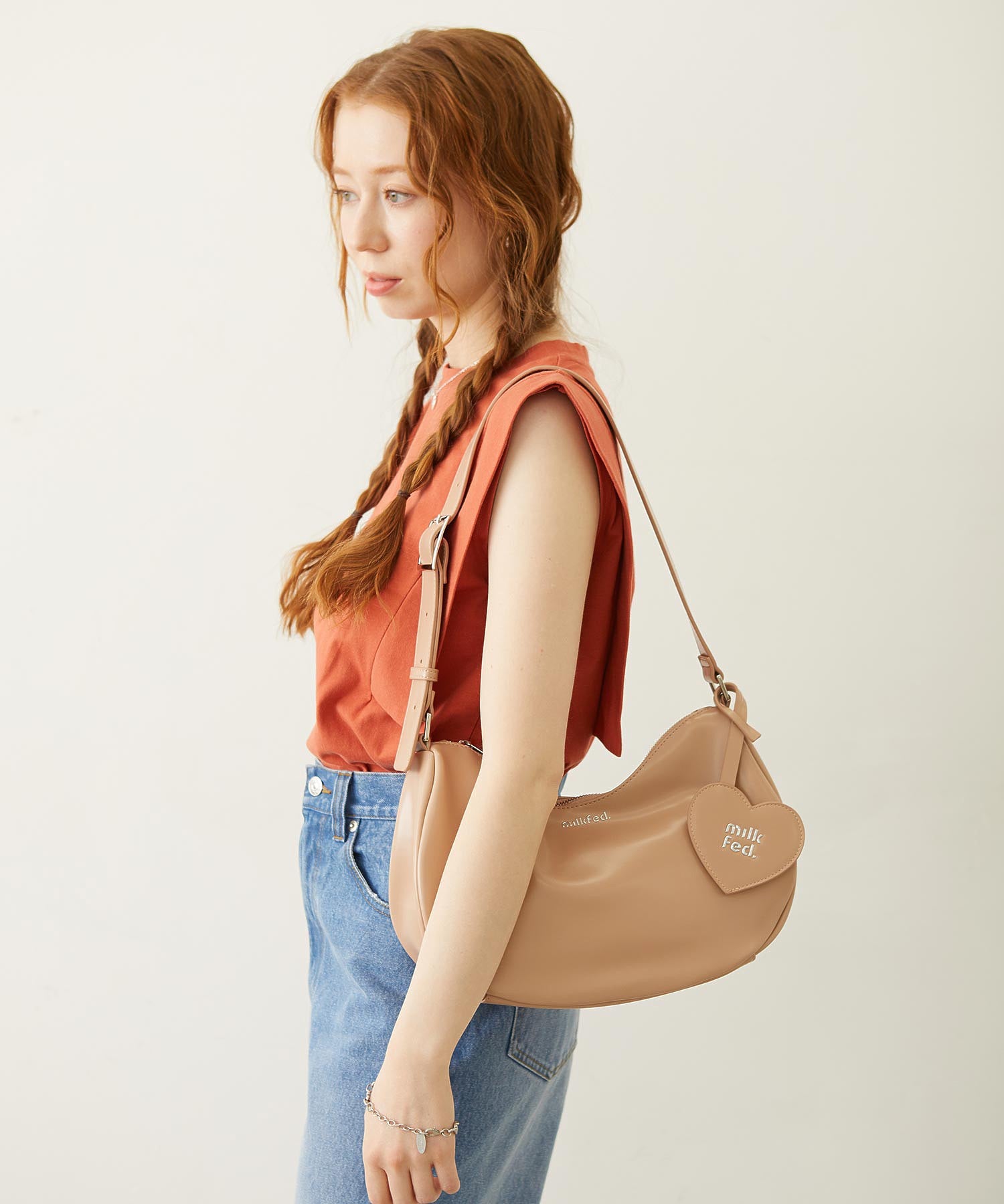 HEART MIRROR SHOULDER BAG