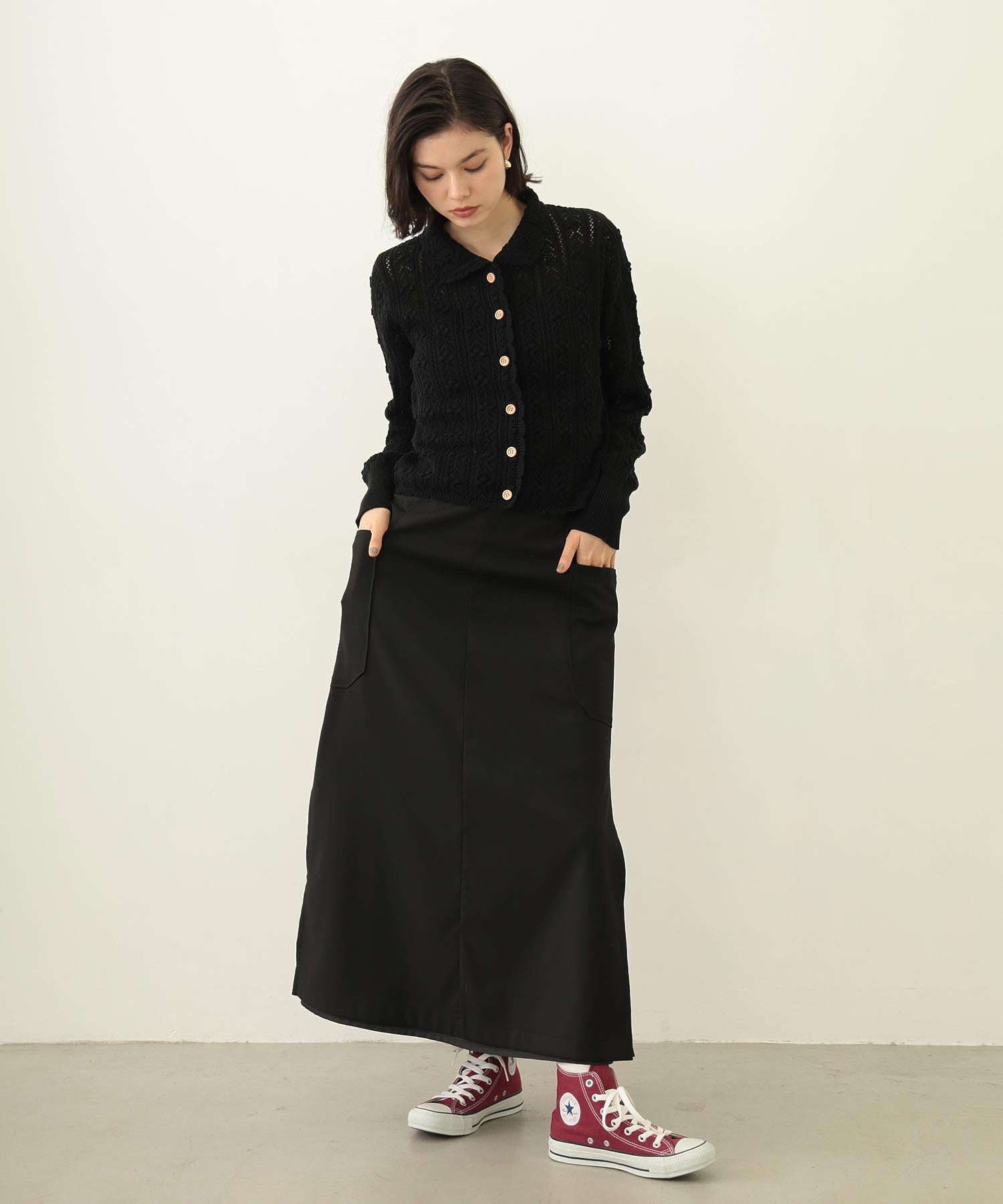 FLARED CARGO SKIRT