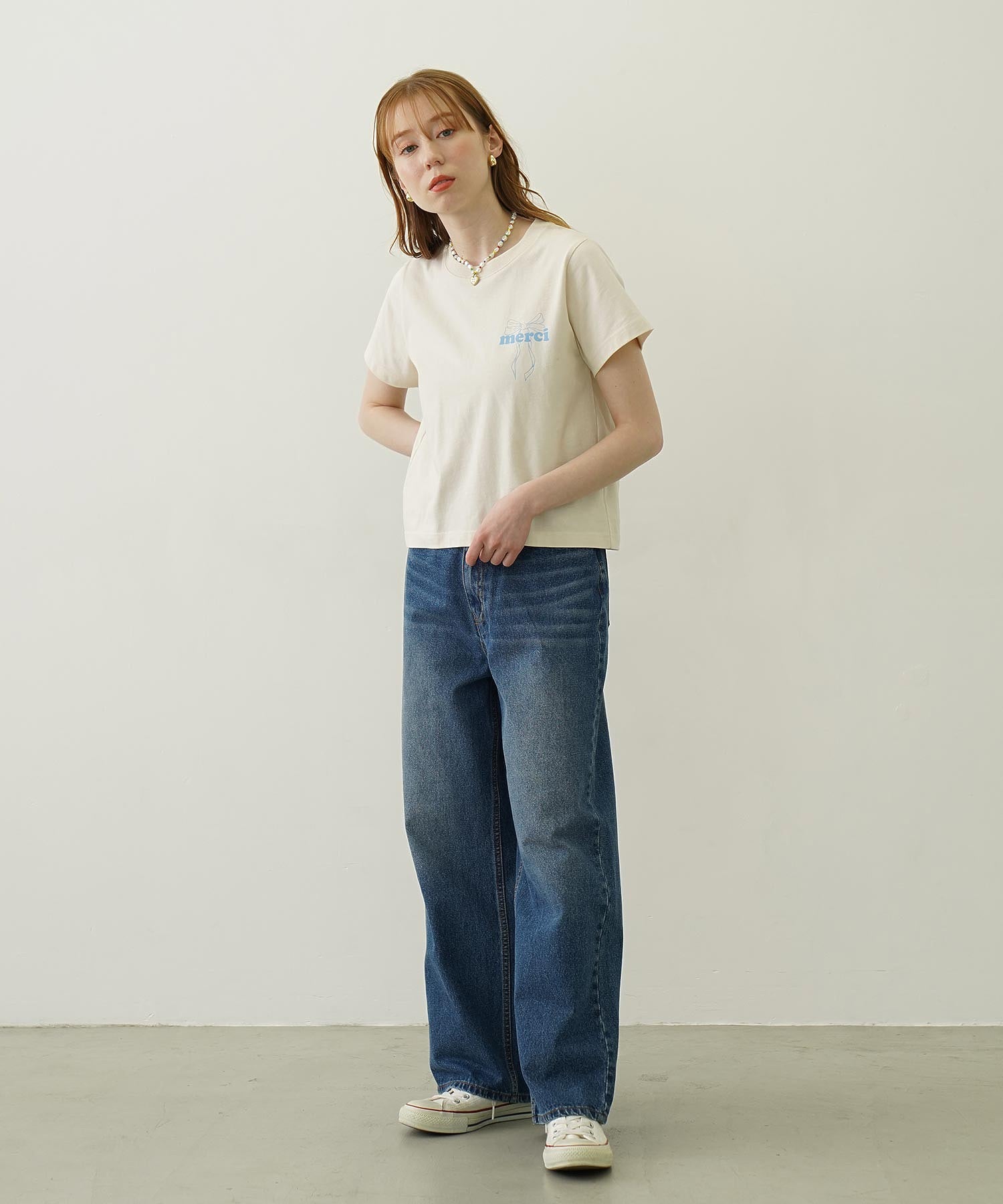 MERCI RIBBON COMPACT S/S TEE