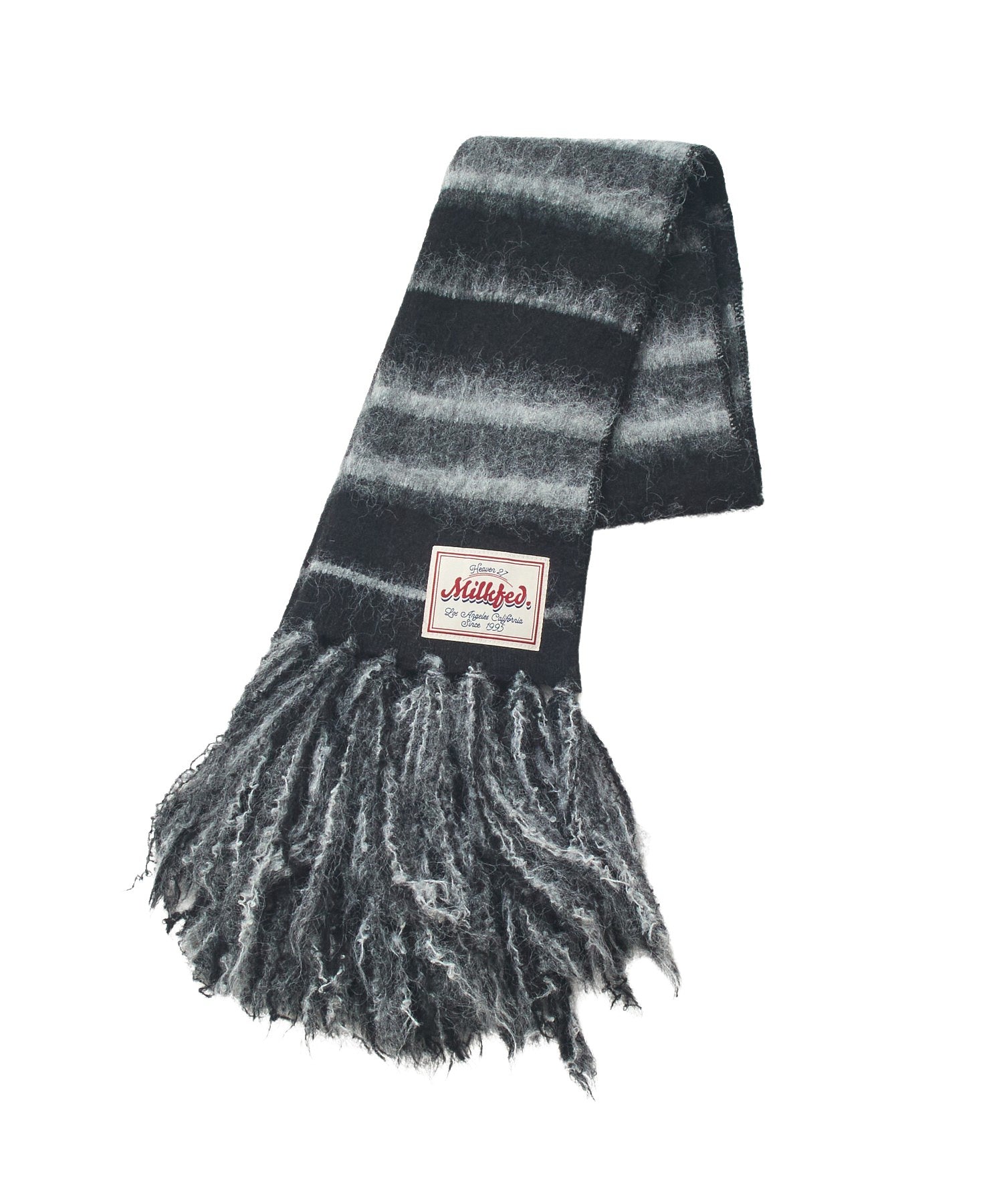 STRIPED FRINGE STOLE