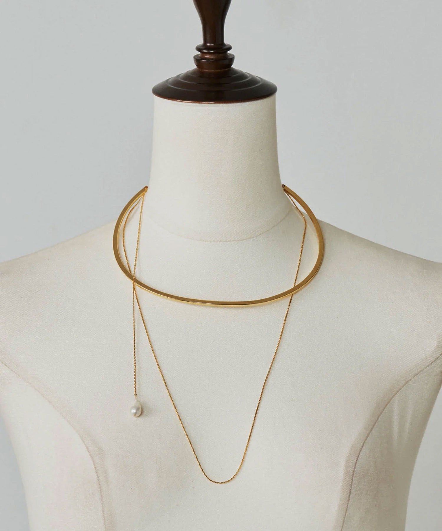 loni/BUD MULTIWAY PEARL CHOKER