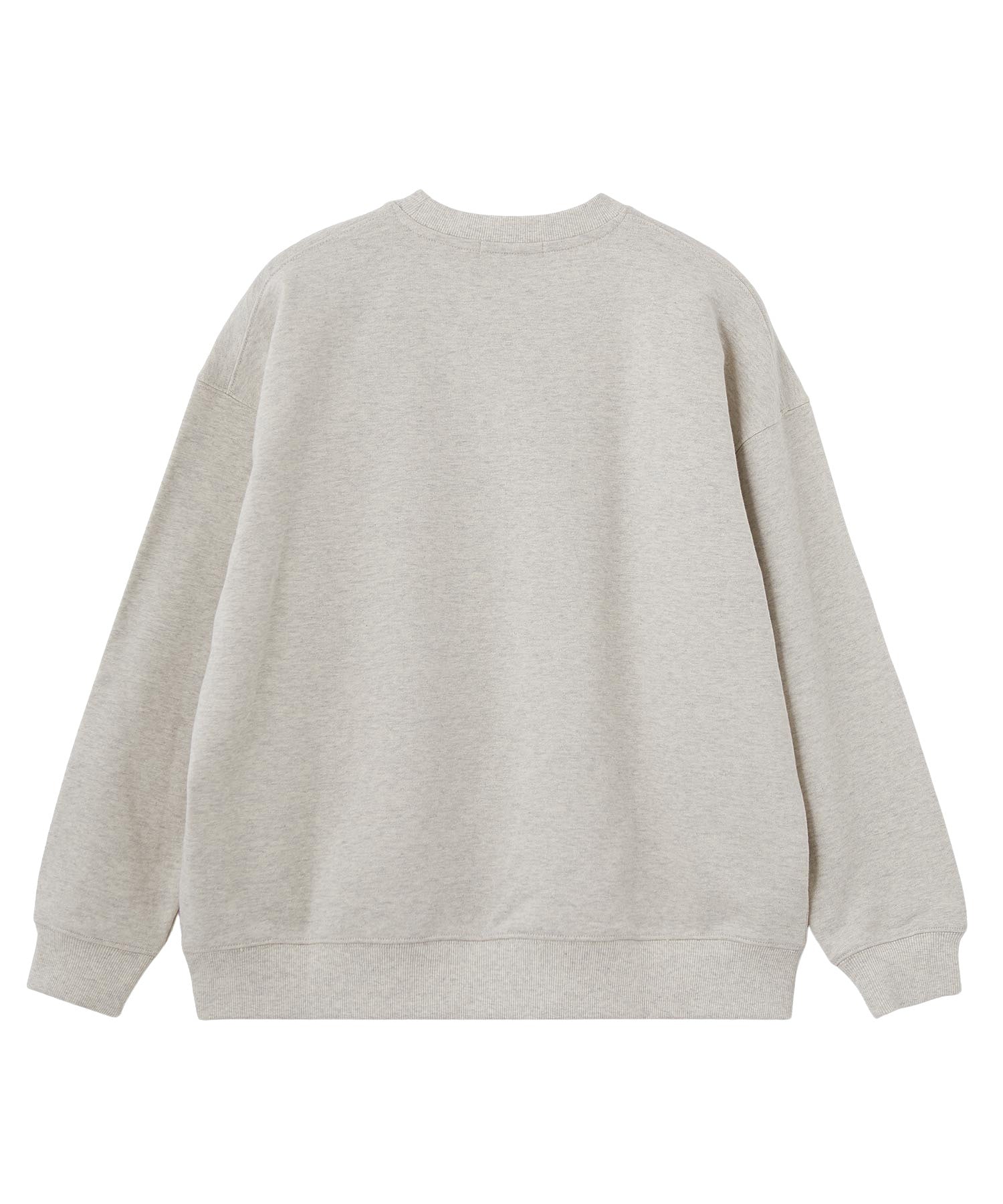 STENCIL LOGO WIDE CREW SWEAT TOP