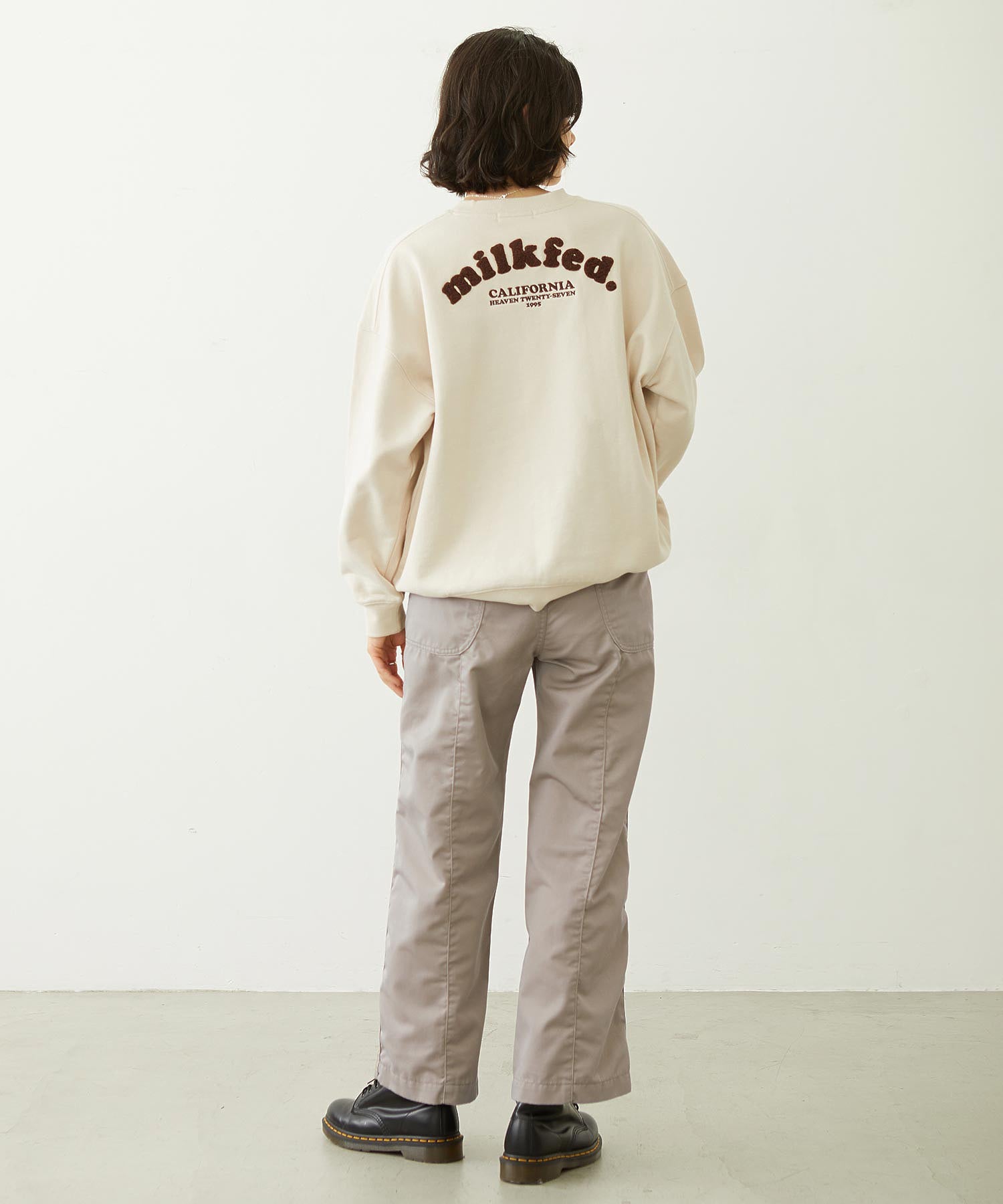 COOPER LOGO WIDE CREW SWEAT TOP