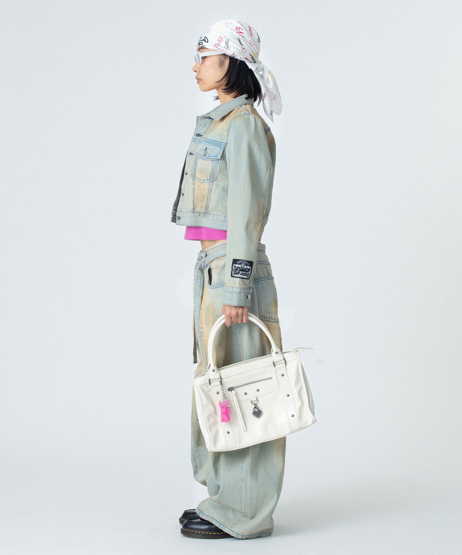 SPRAY AND CURSIVE SCRIPT LOGO S/S BABY TEE