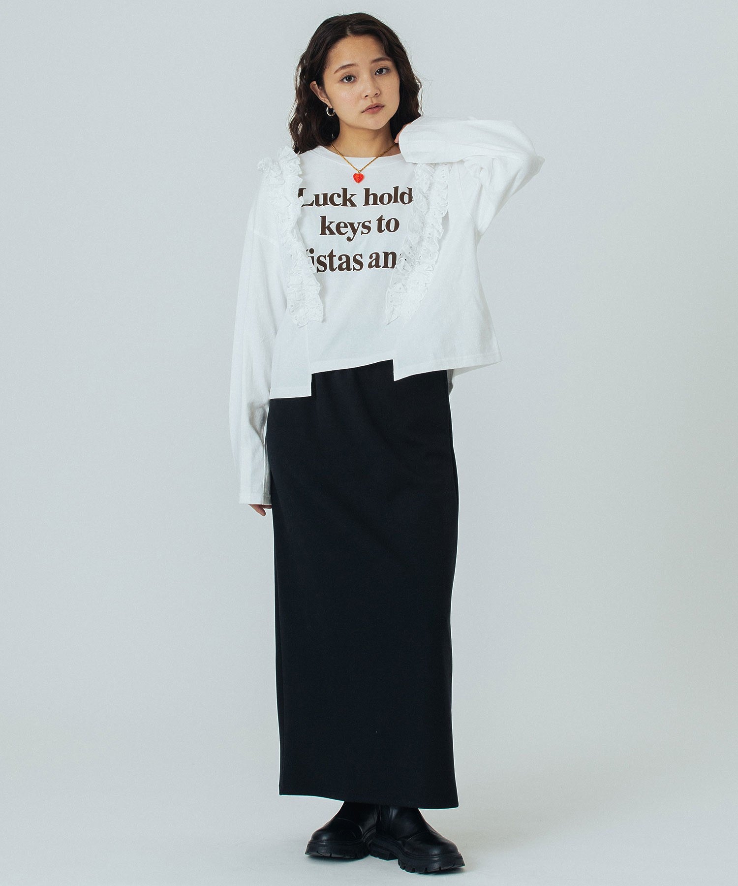 model:160cm 着用サイズ:ONE SIZE