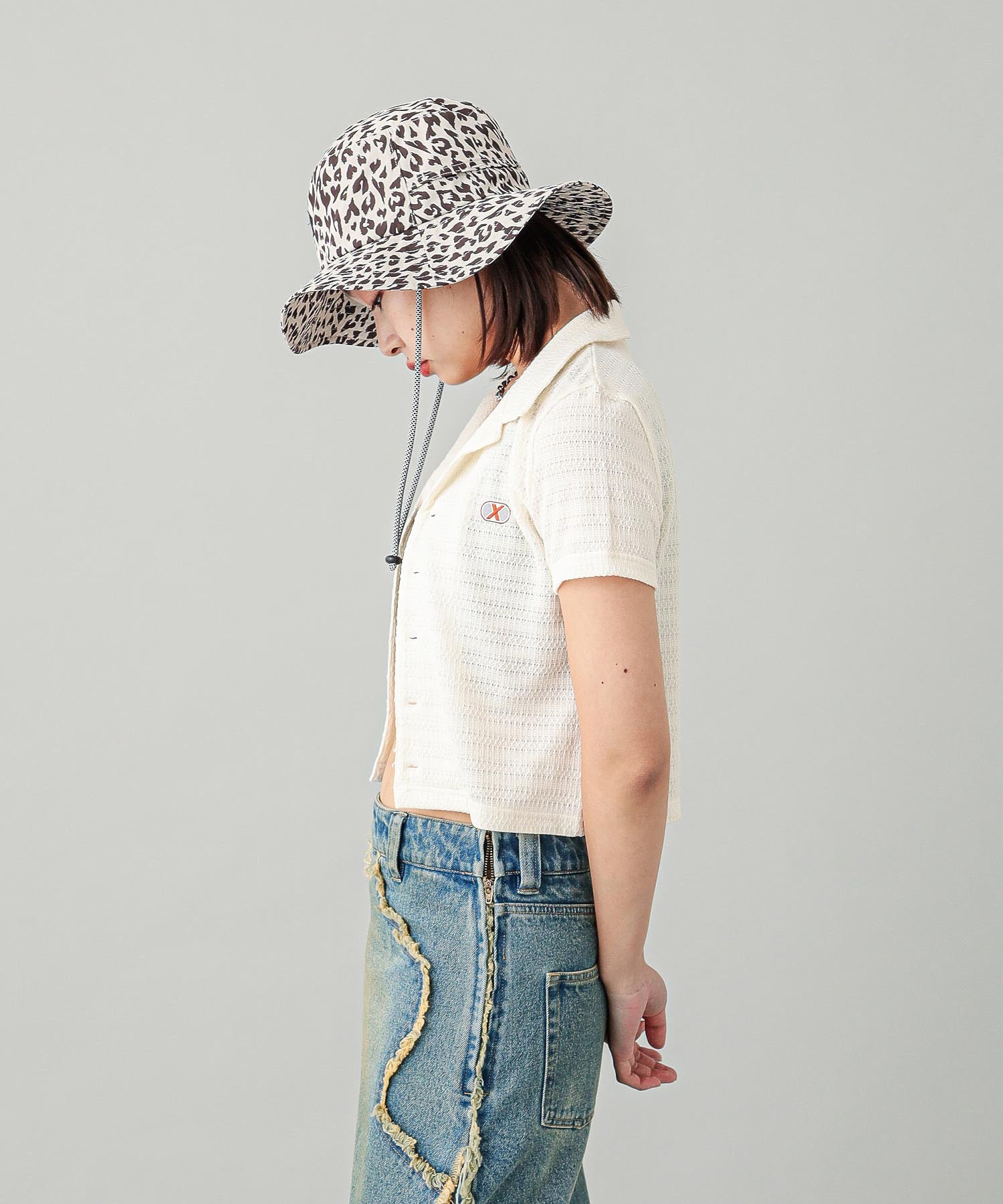 OPEN COLLAR COMPACT SHIRT