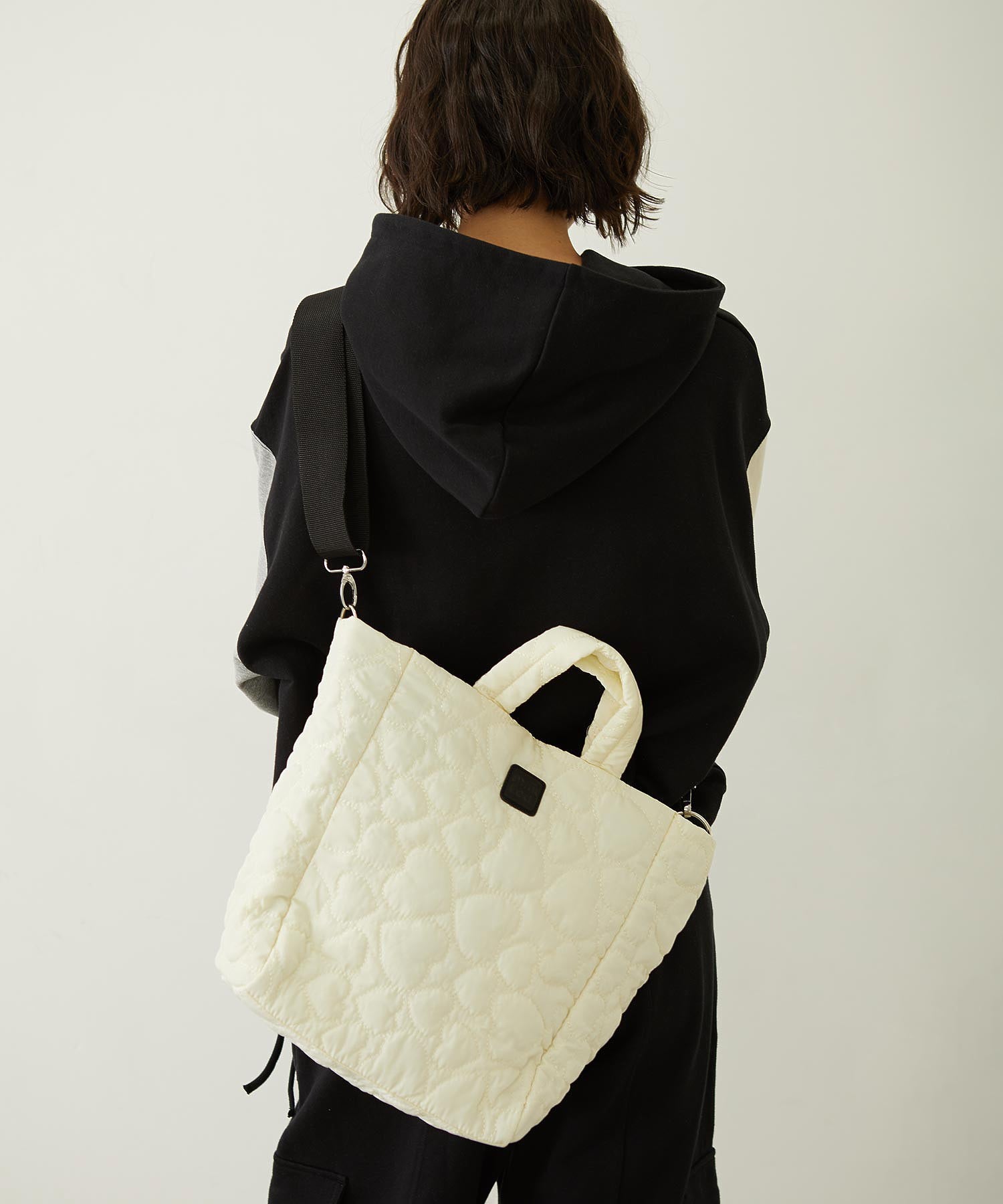 HEART QUILTED BAG