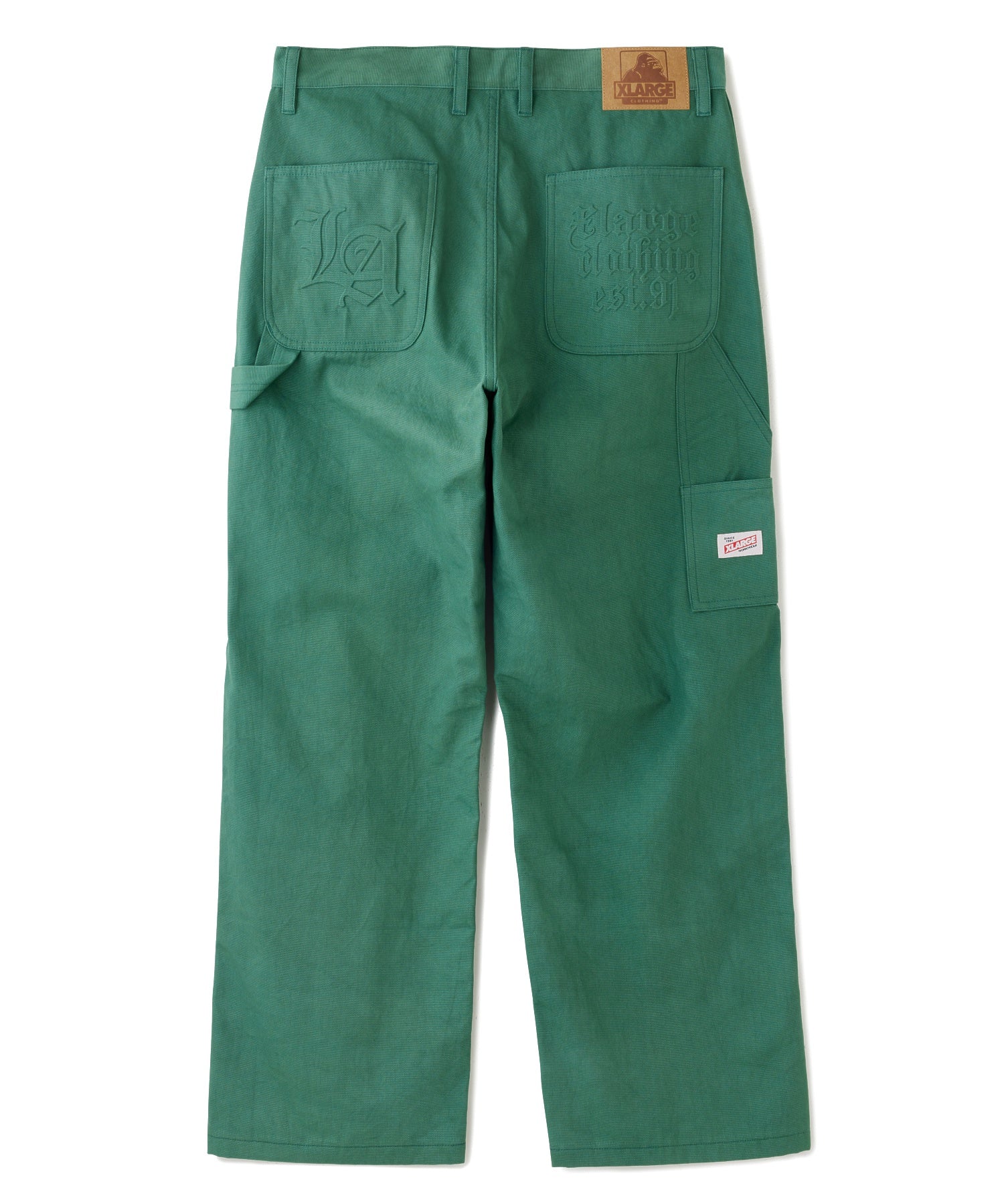 EMBOSSED OLD ENGLISH PAINTER PANTS