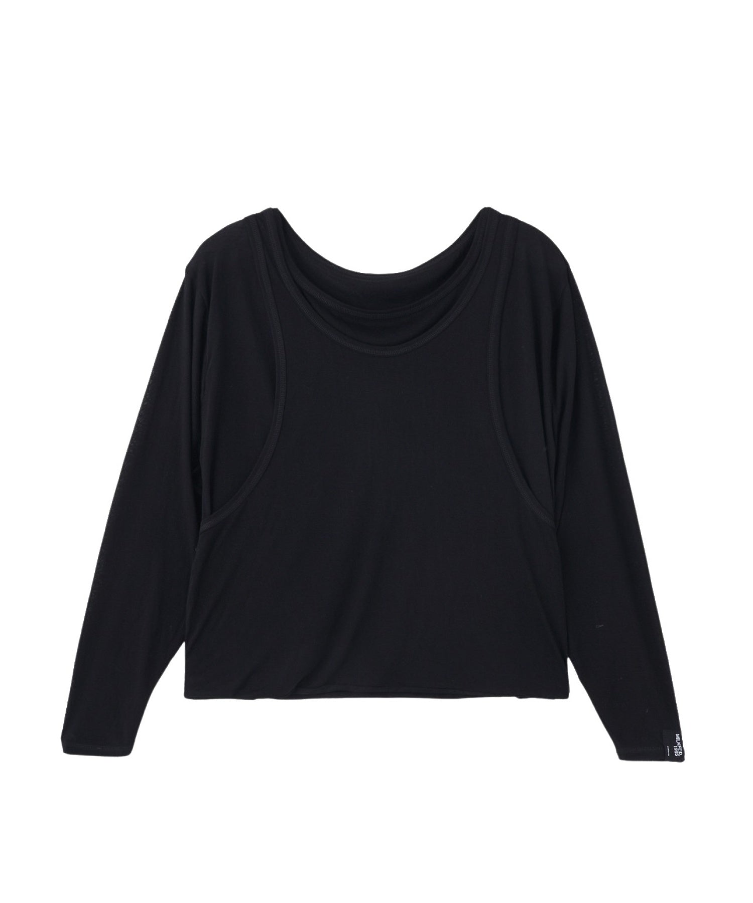 LAYERED LOOK L/S TOP