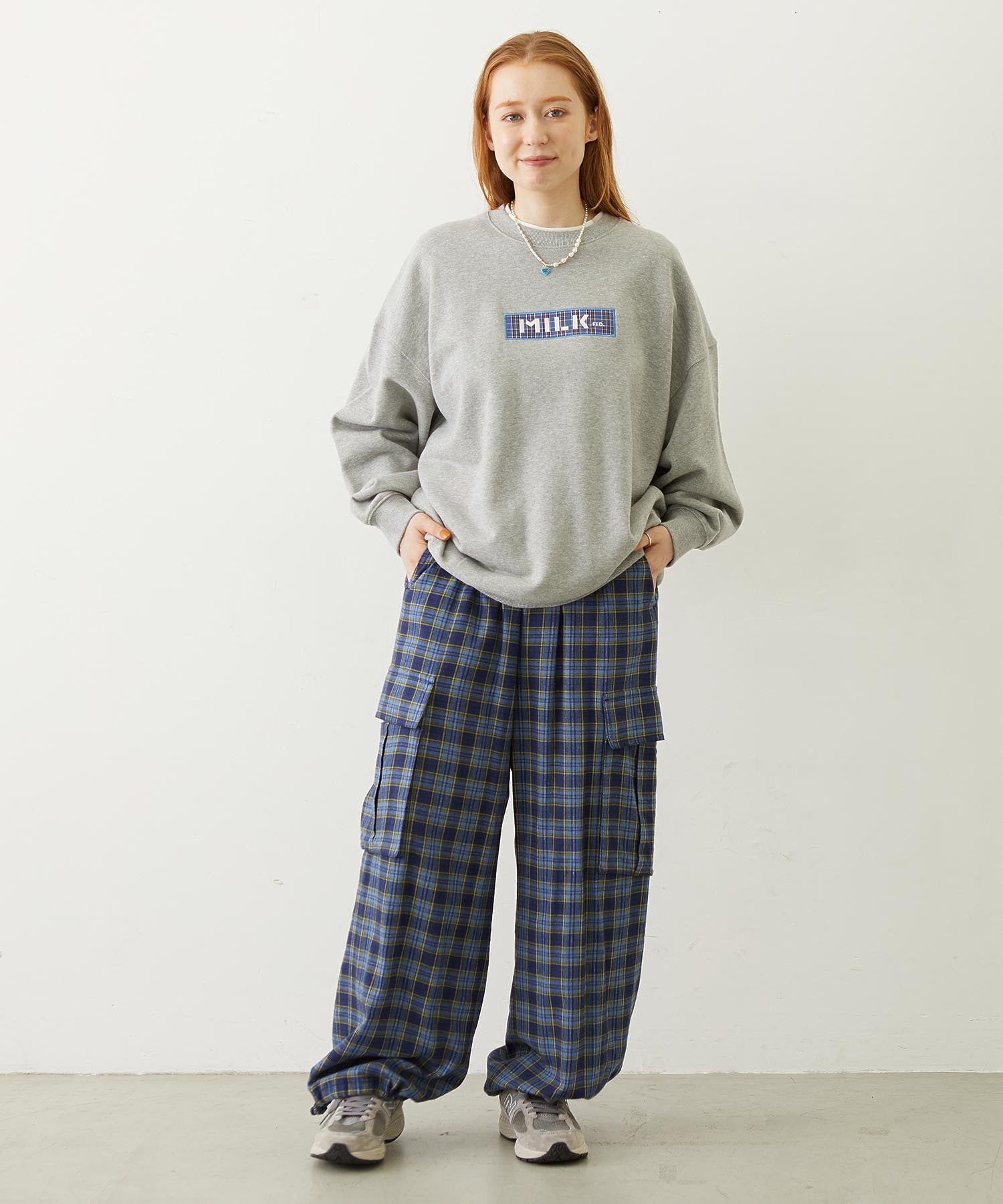 CHECKED CARGO PANTS