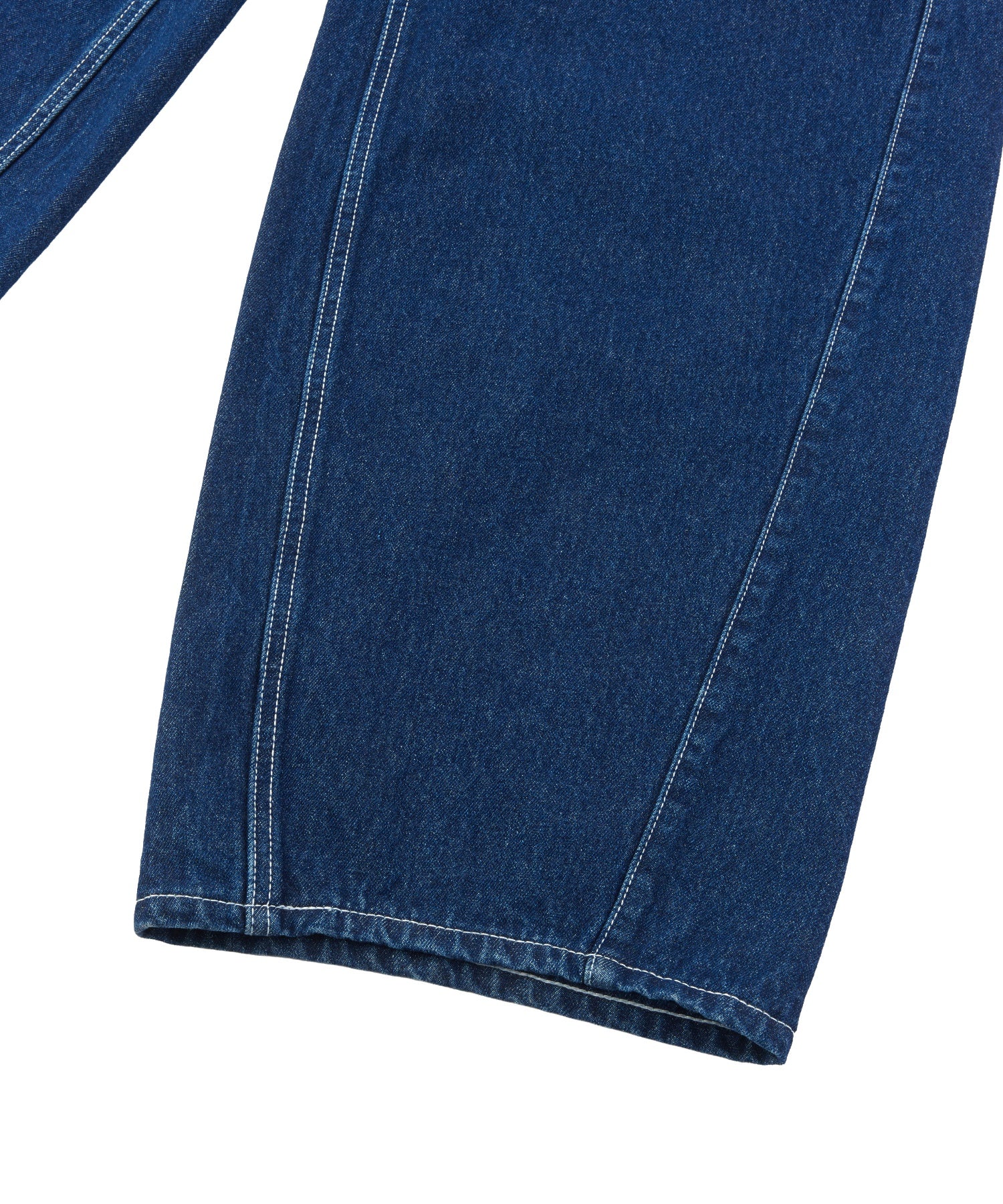 LOGO MARK STITCHED DENIM PANTS