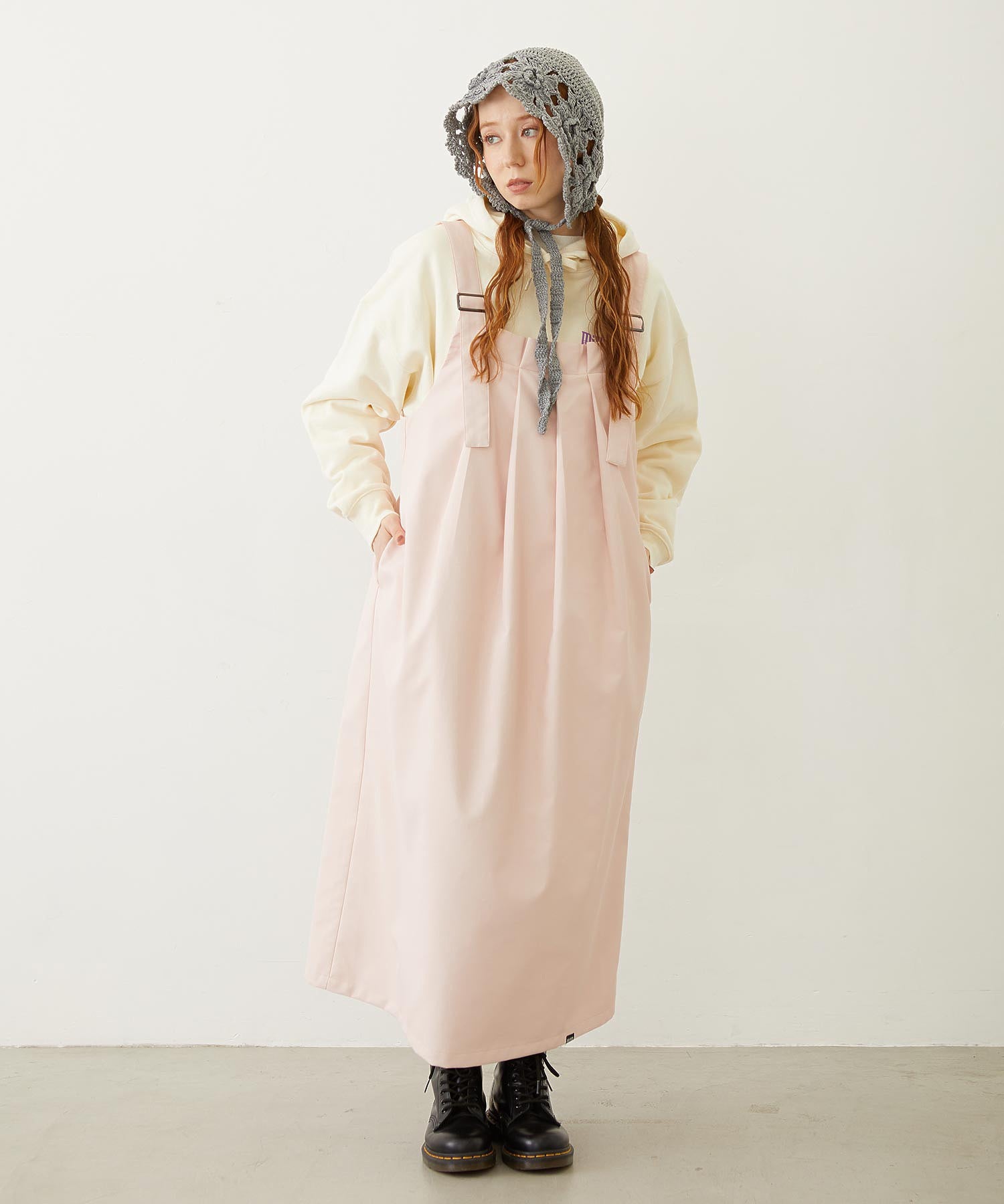 FLOWER KNIT BONNET