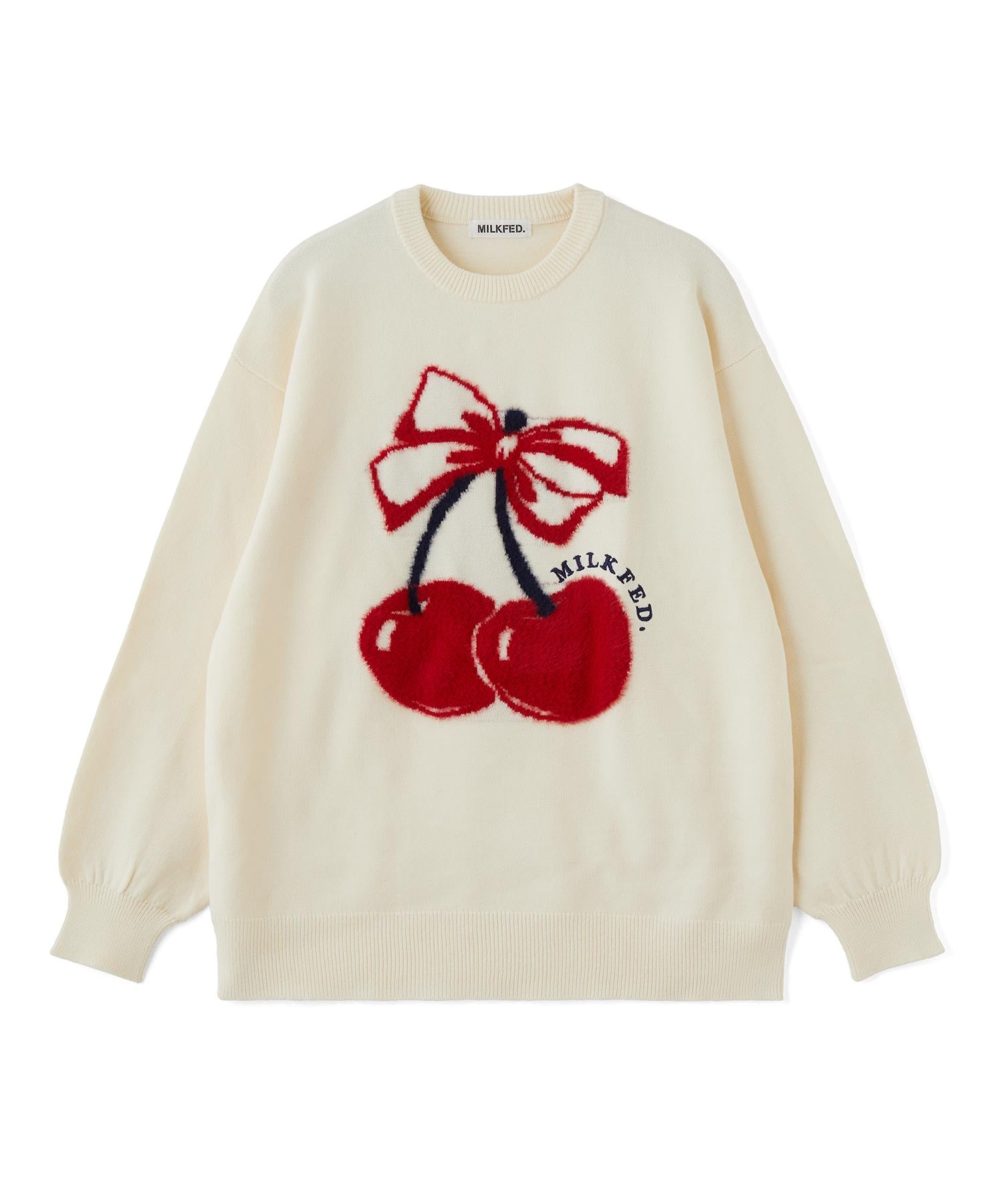 CHERRY LOGO KNIT TOP
