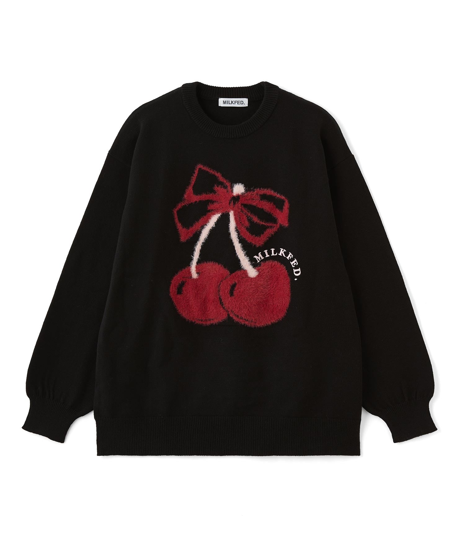 CHERRY LOGO KNIT TOP