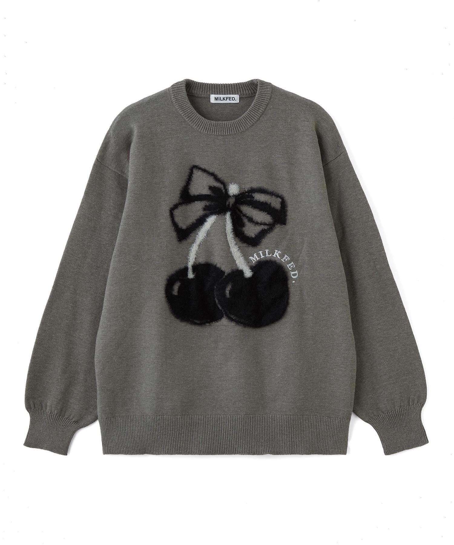 CHERRY LOGO KNIT TOP