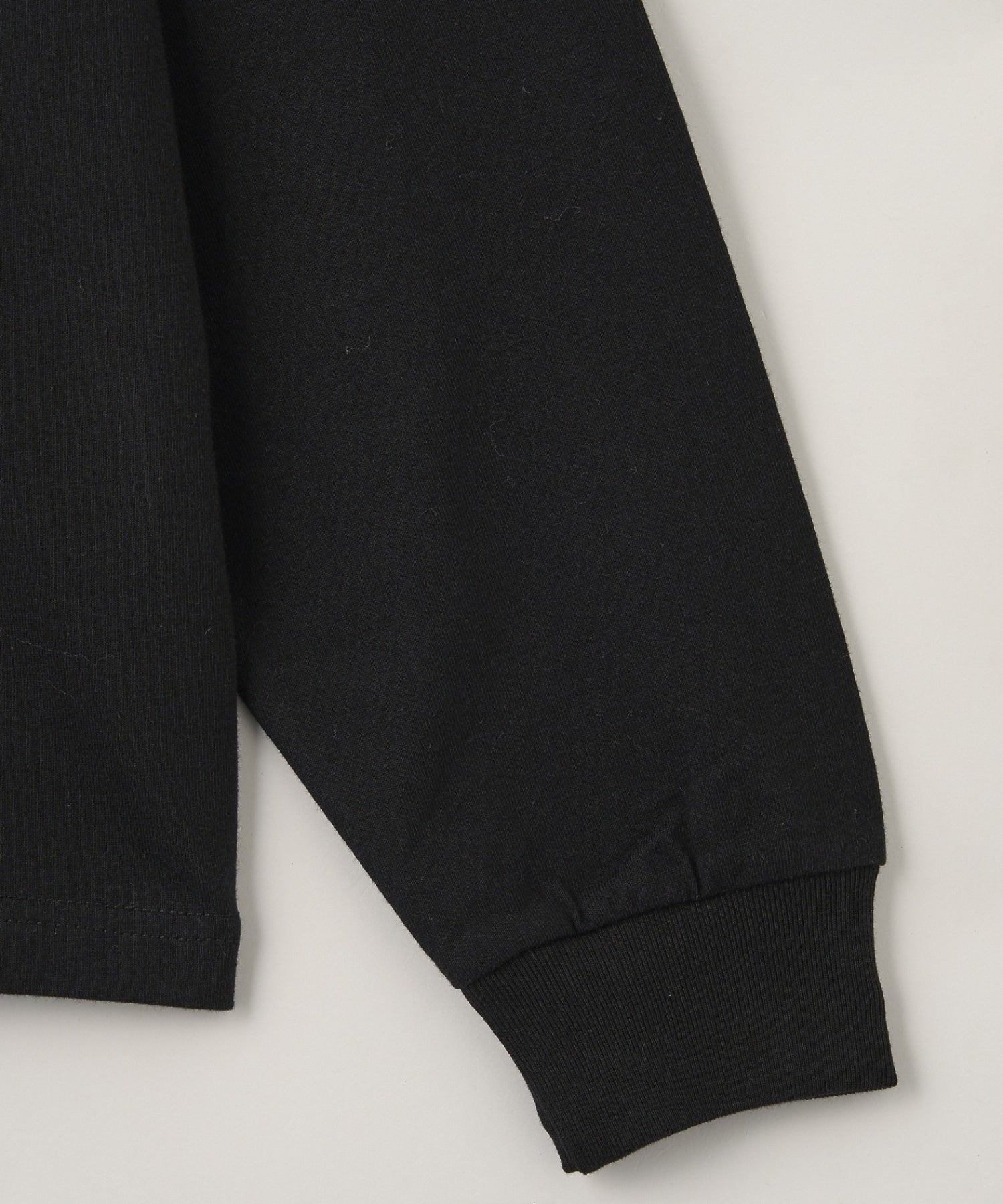 APPLE LOGO FLOCK PRINT L/S TEE