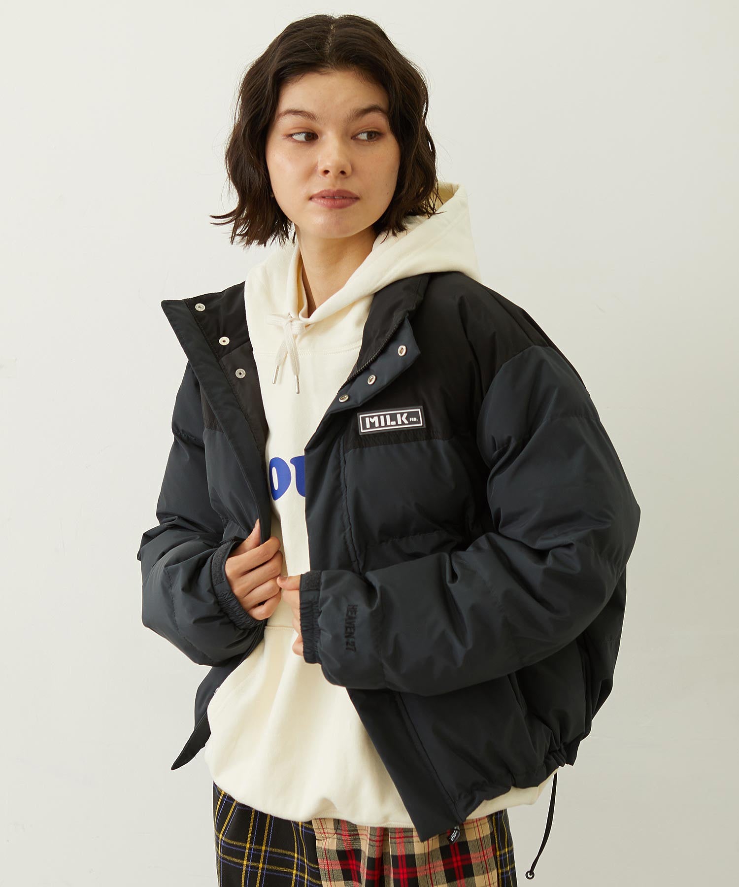 BAR PATCH PUFFER JACKET