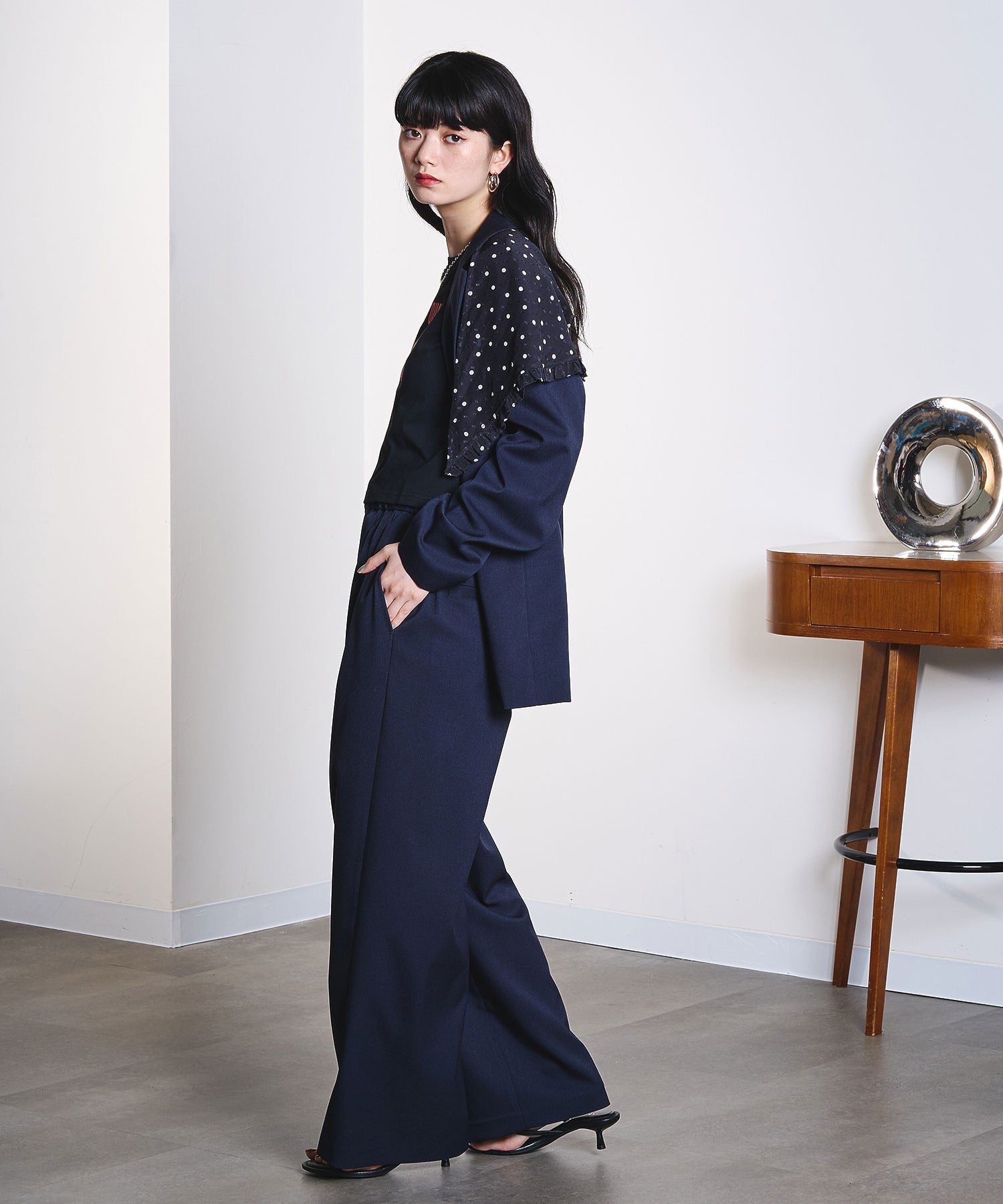 model:163cm 着用サイズ:S