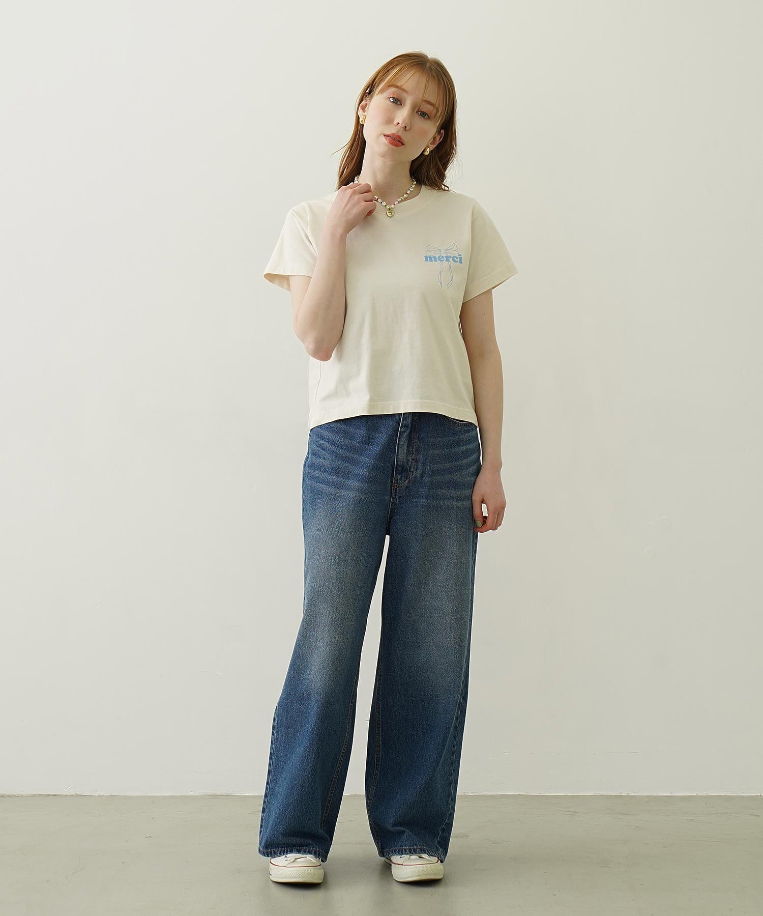 MERCI RIBBON COMPACT S/S TEE