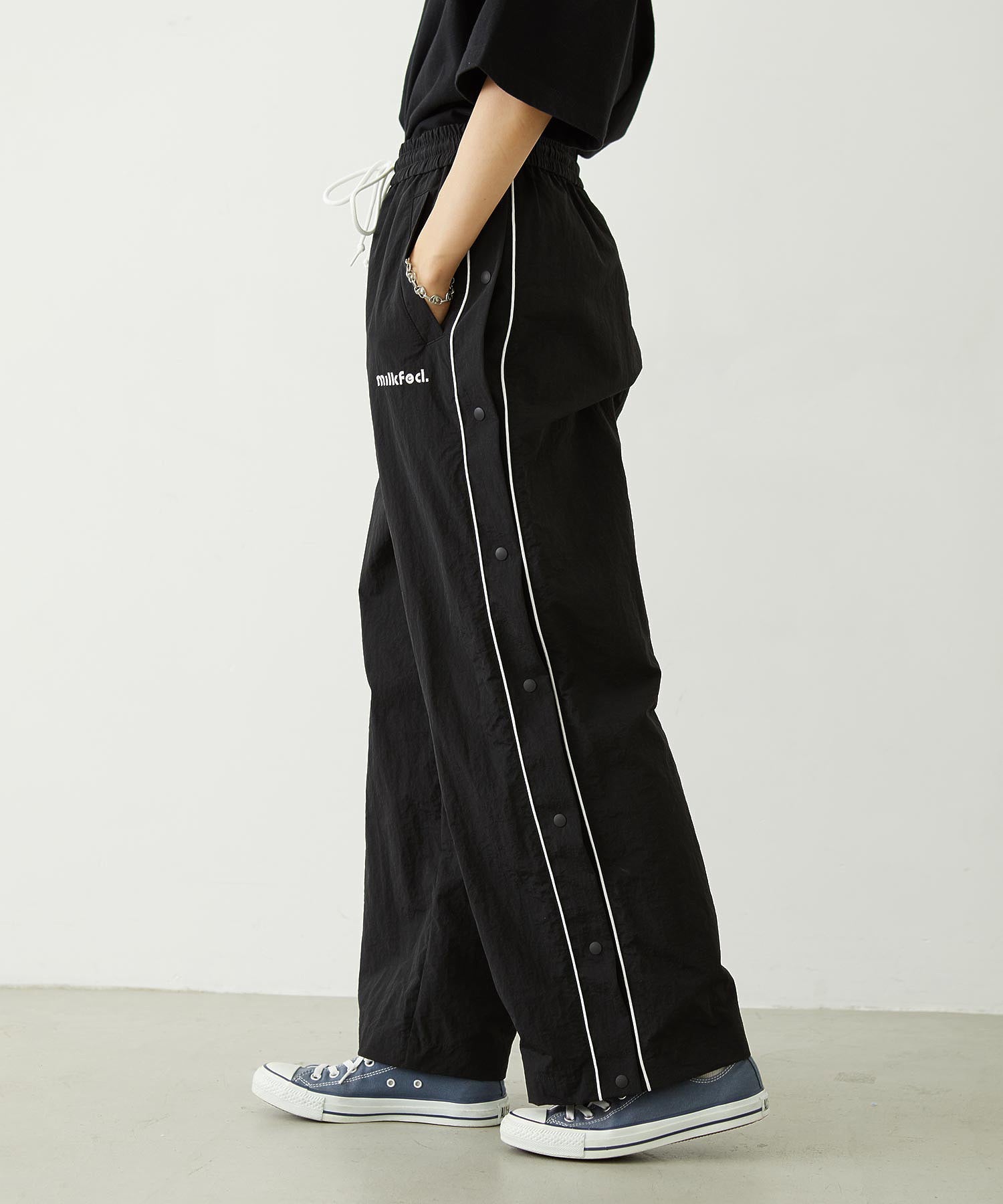 CUTOUT LOGO TRACK PANTS