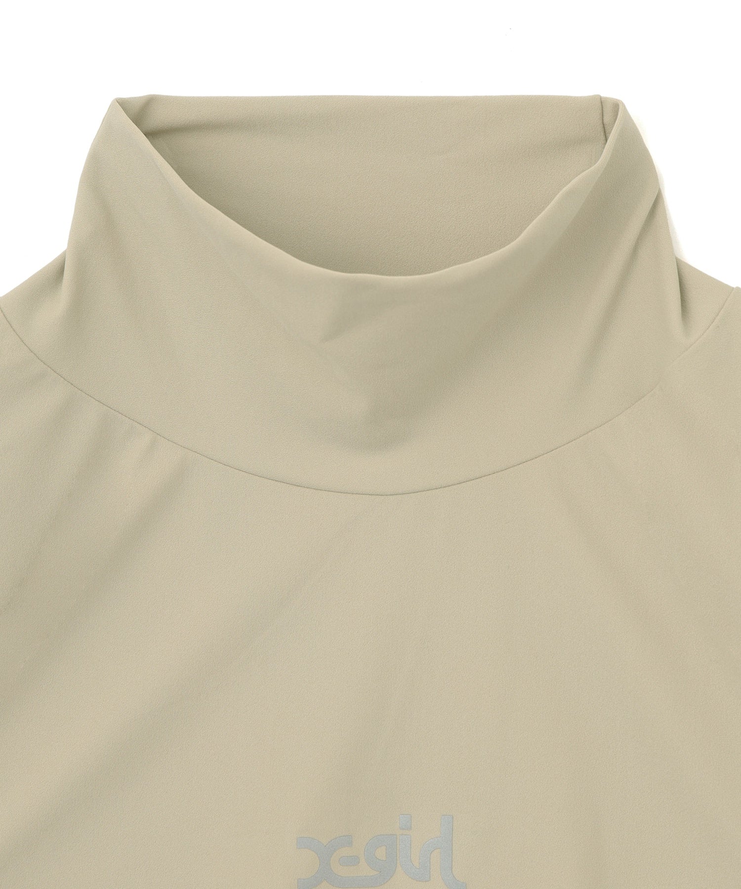 HIGH NECK SHORT LS TOP