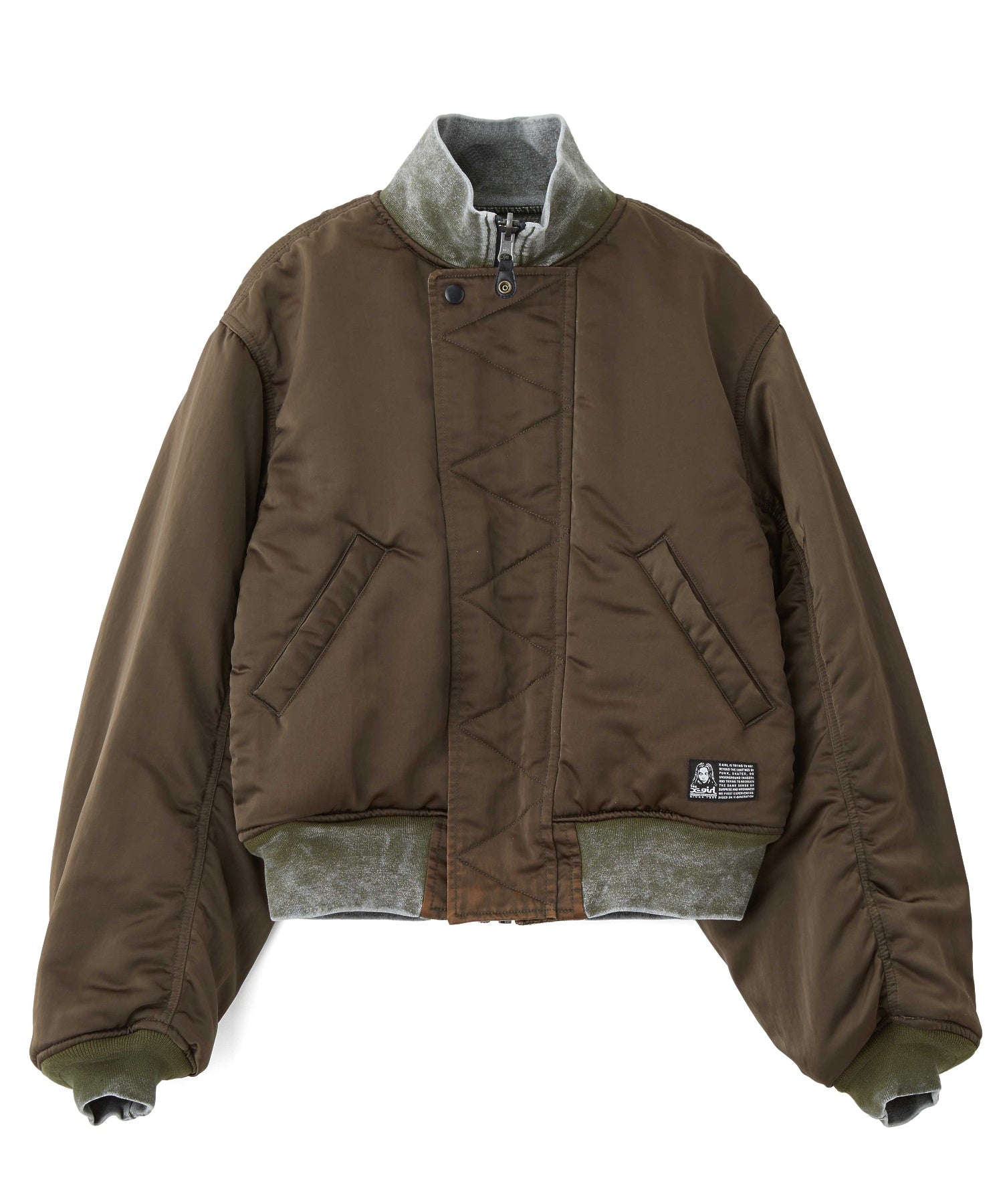 REVERSIBLE FADED MA-1 JACKET