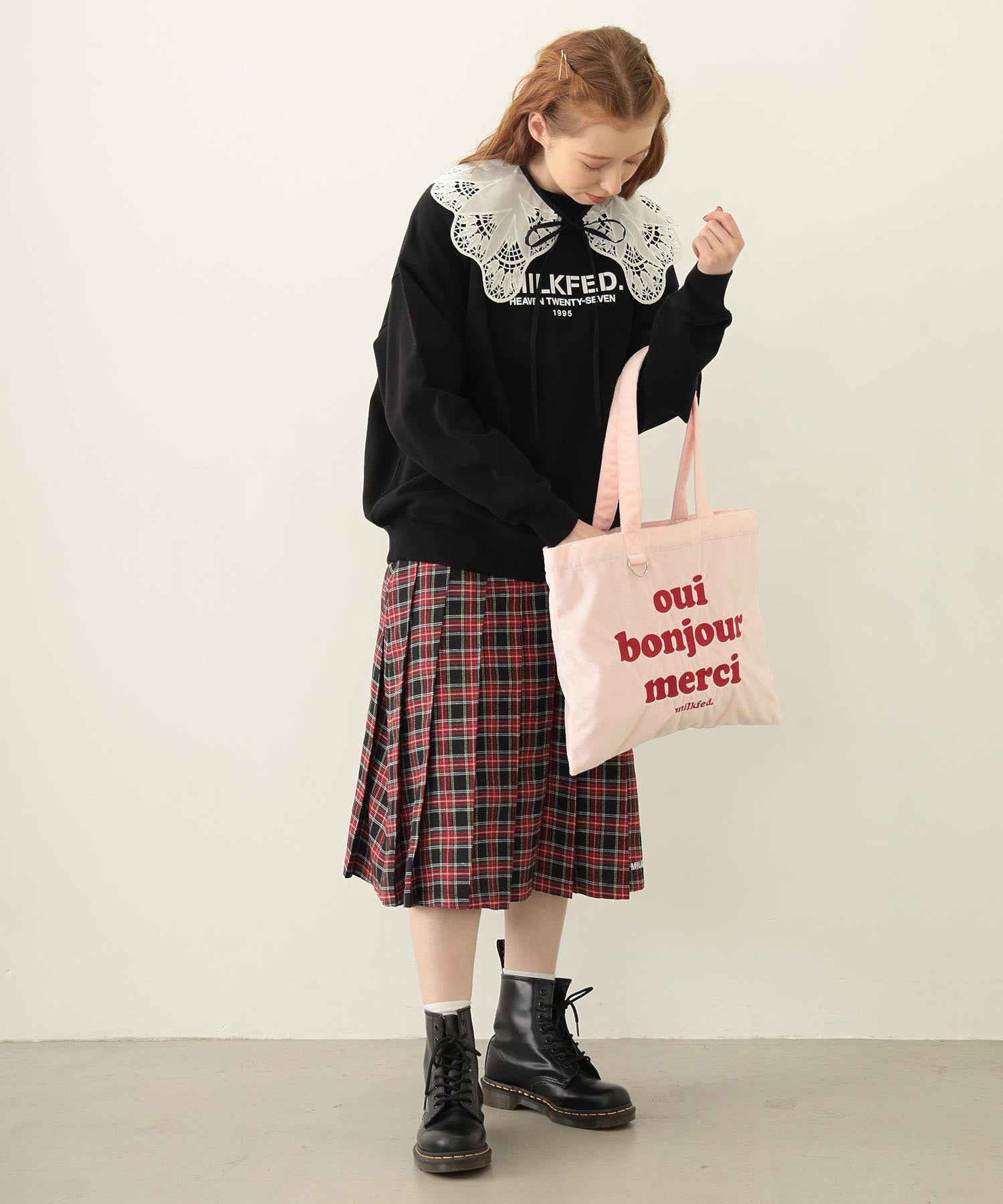 LOGO FLUFFY BAG