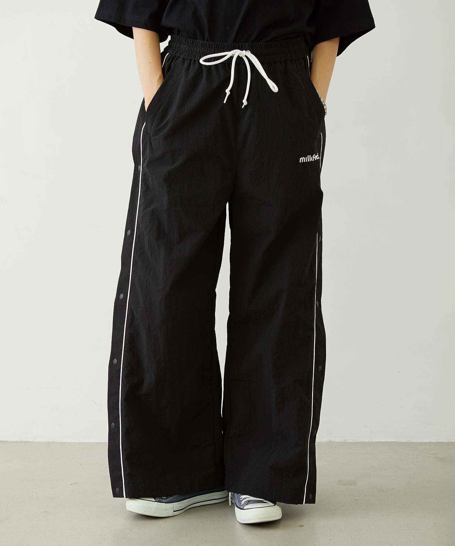 CUTOUT LOGO TRACK PANTS