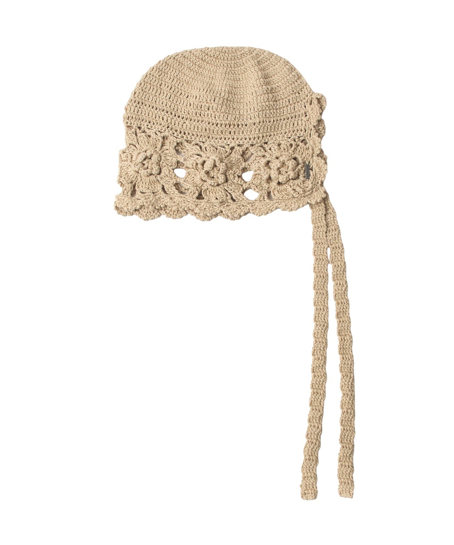 FLOWER KNIT BONNET