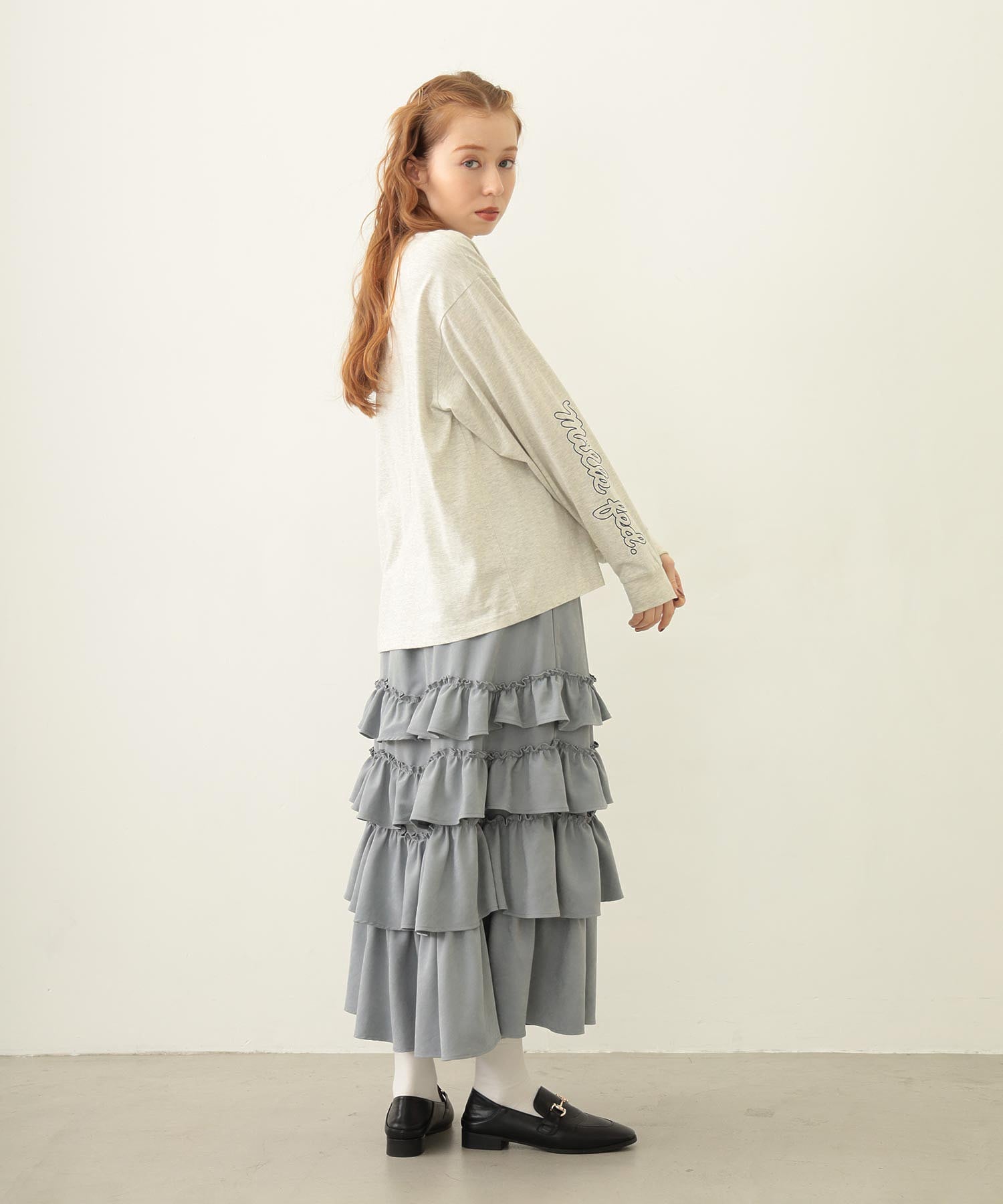 SOLID DIRNDL SKIRT