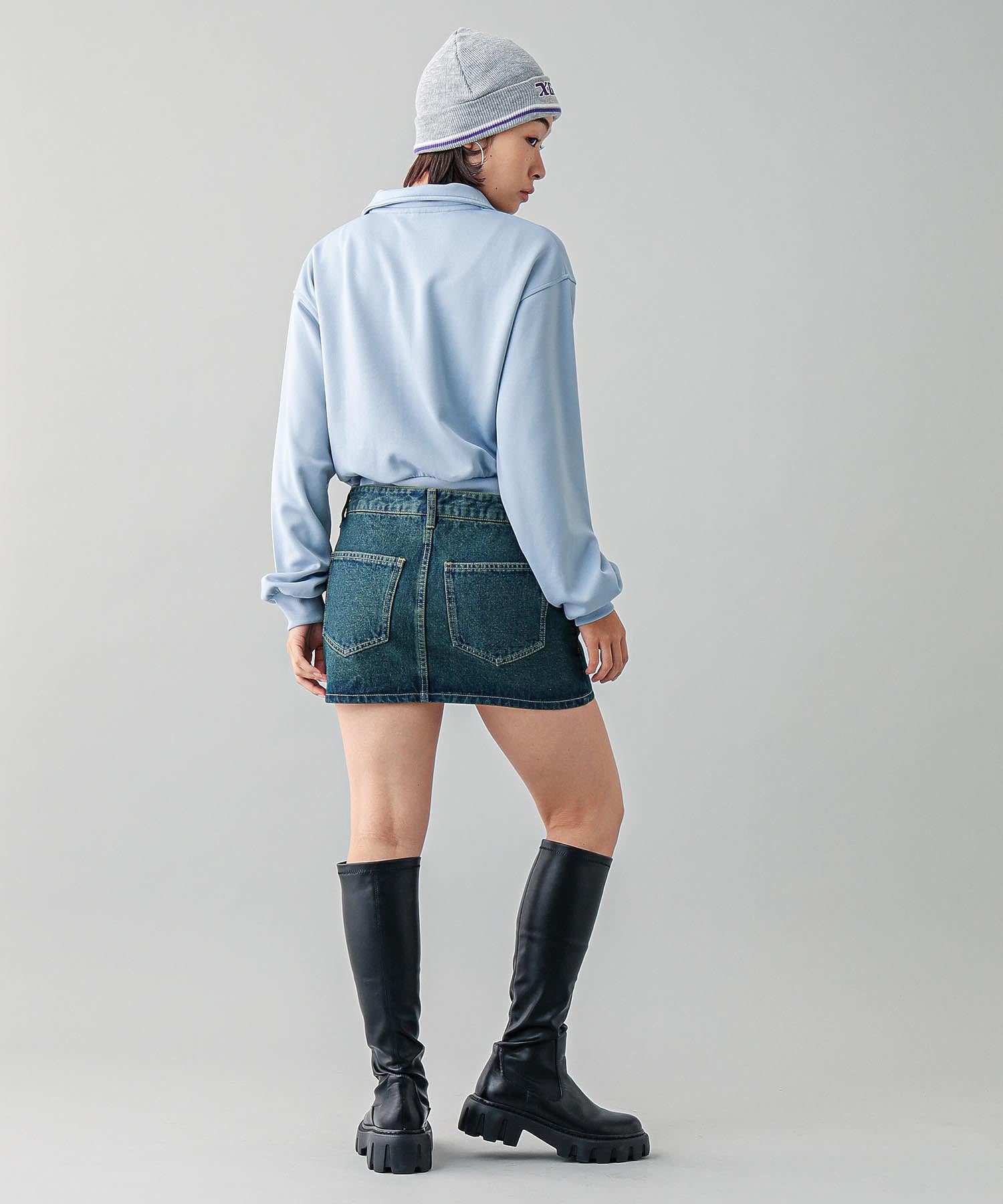 COMPACT ZIP UP TOP X-girl