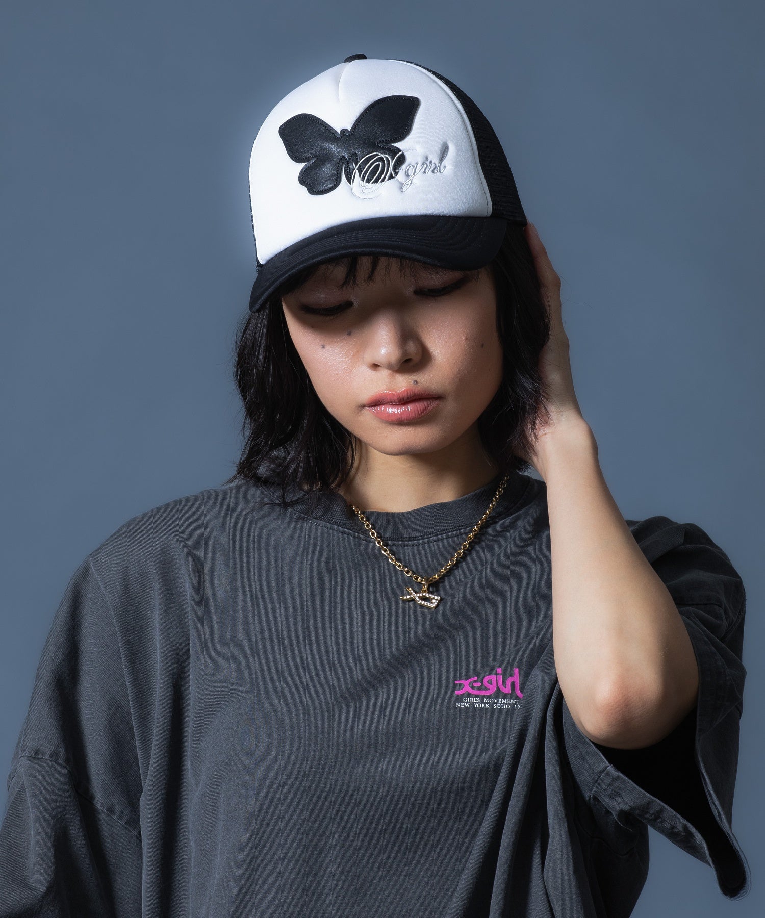 BUTTERFLY PATCH TRUCKER CAP