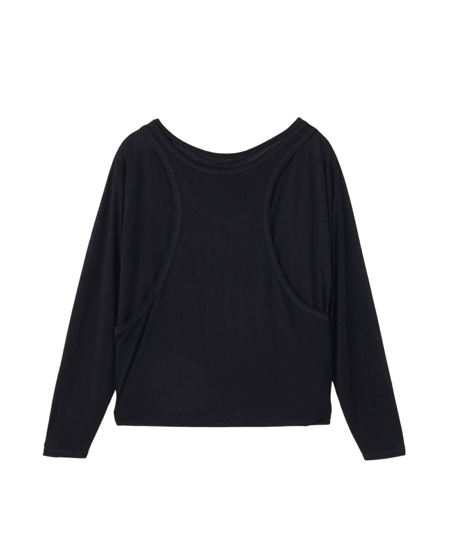 LAYERED LOOK L/S TOP