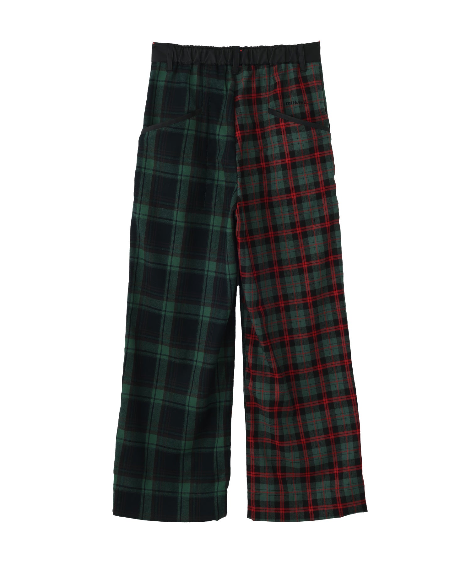 COMBINATION PLAID PANTS