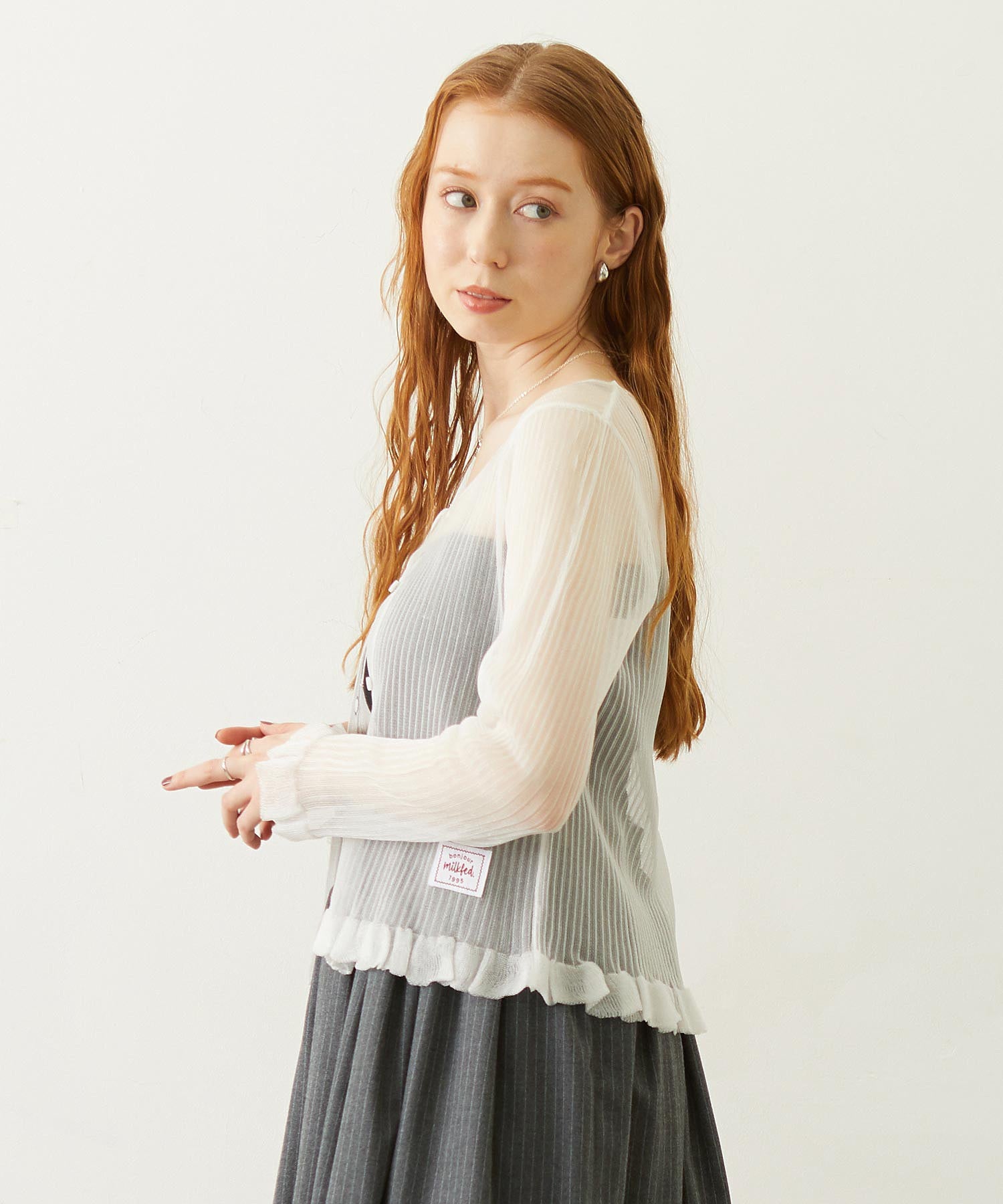 2-PIECE SHEER CARDIGAN