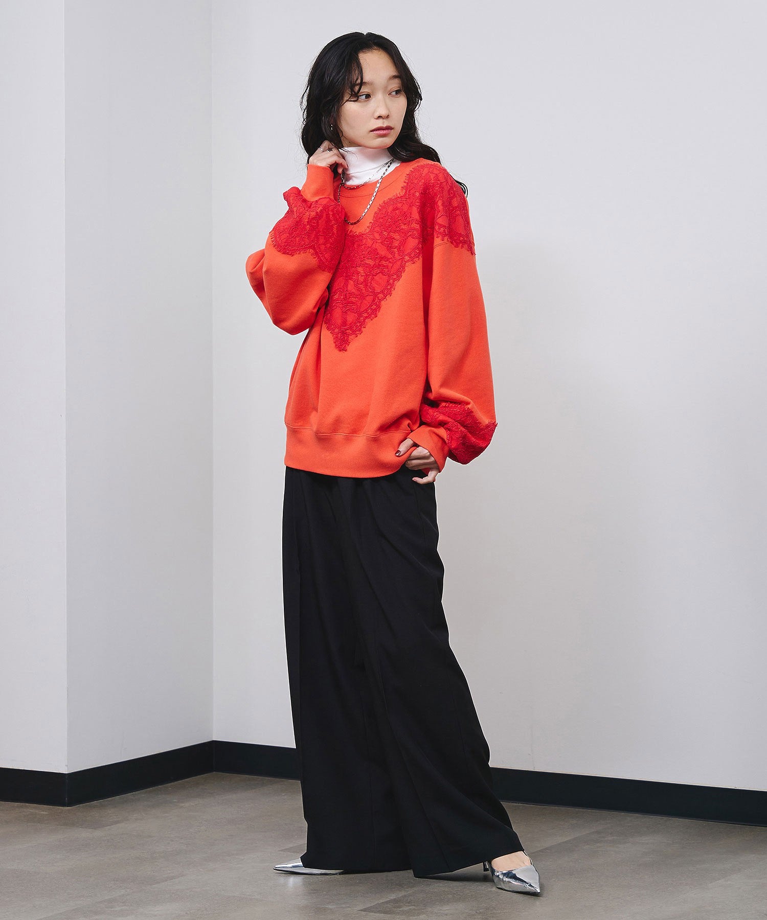 model:161cm 着用サイズ:ONE SIZE