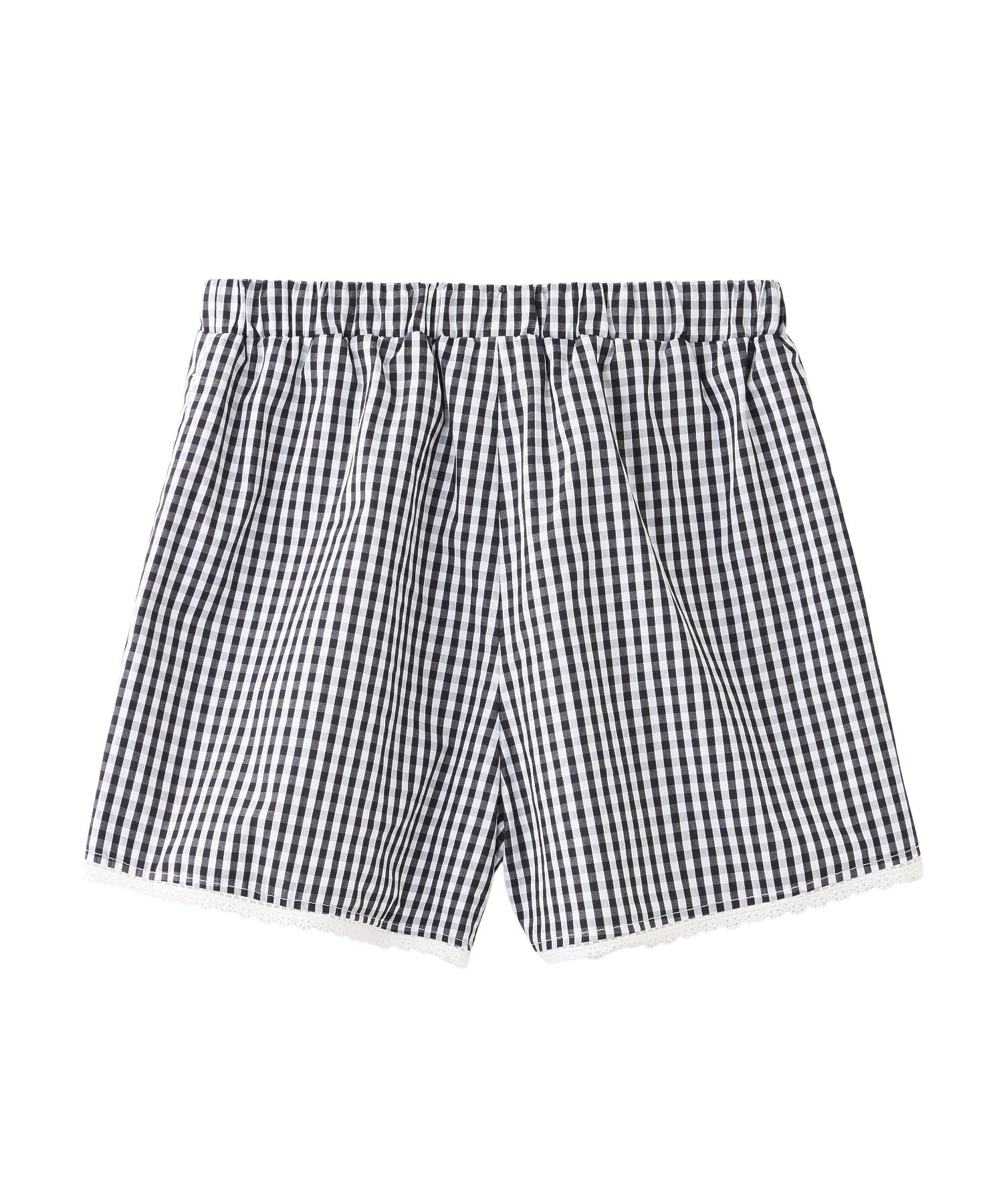 GINGHAM MINI SHORTS